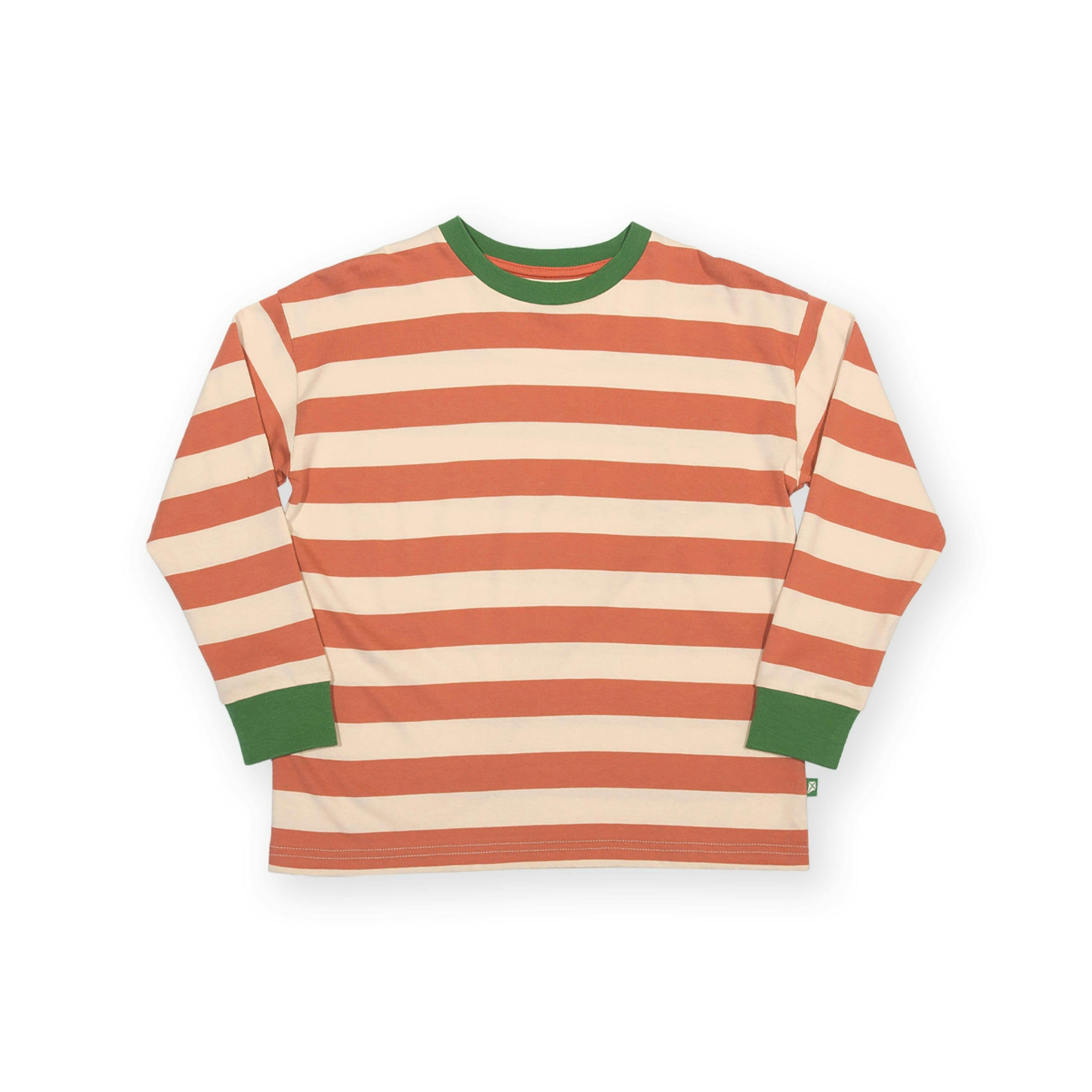 Kids Organic Stripy Top , view 4 of 5