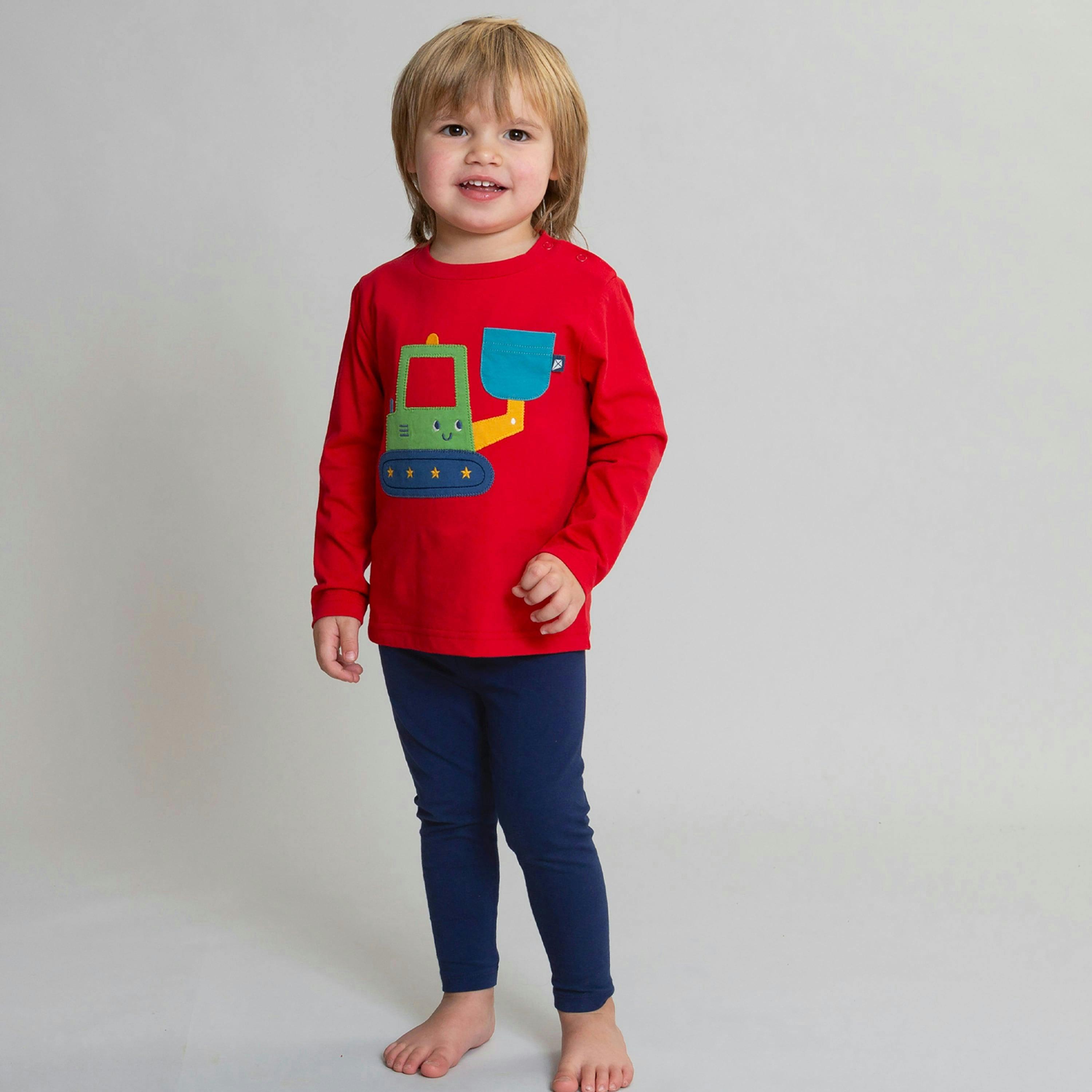 Kids Organic Classic Leggings , view 5 of 6
