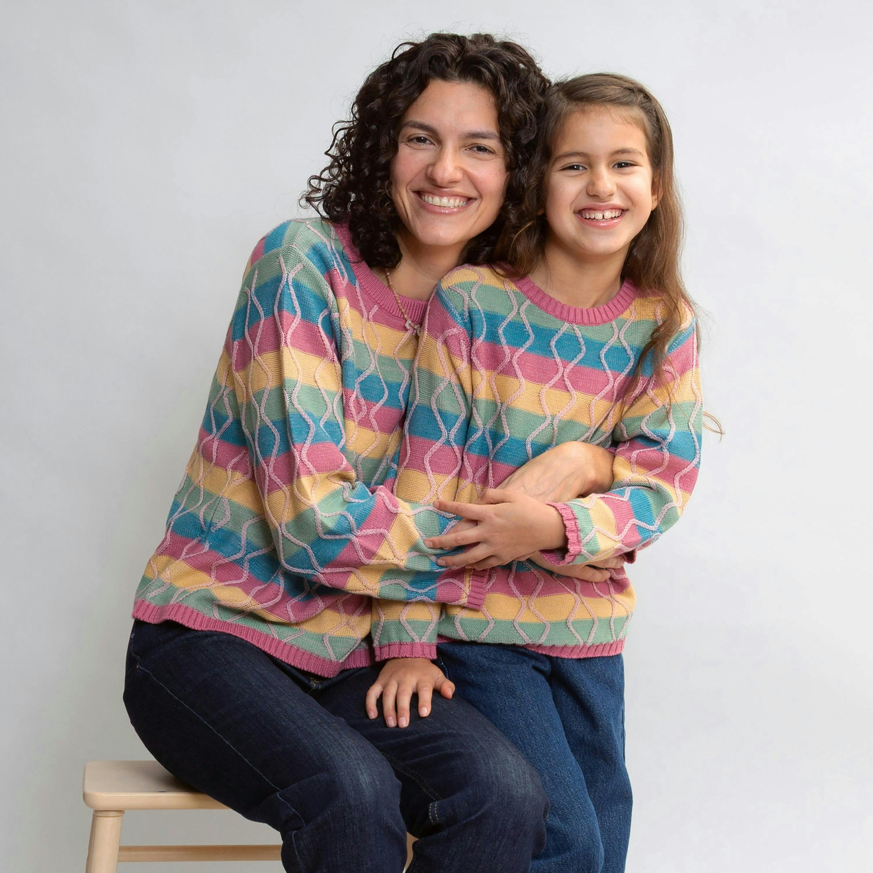 Kids Organic Fancy Stripe Jumper , view 5 of 6