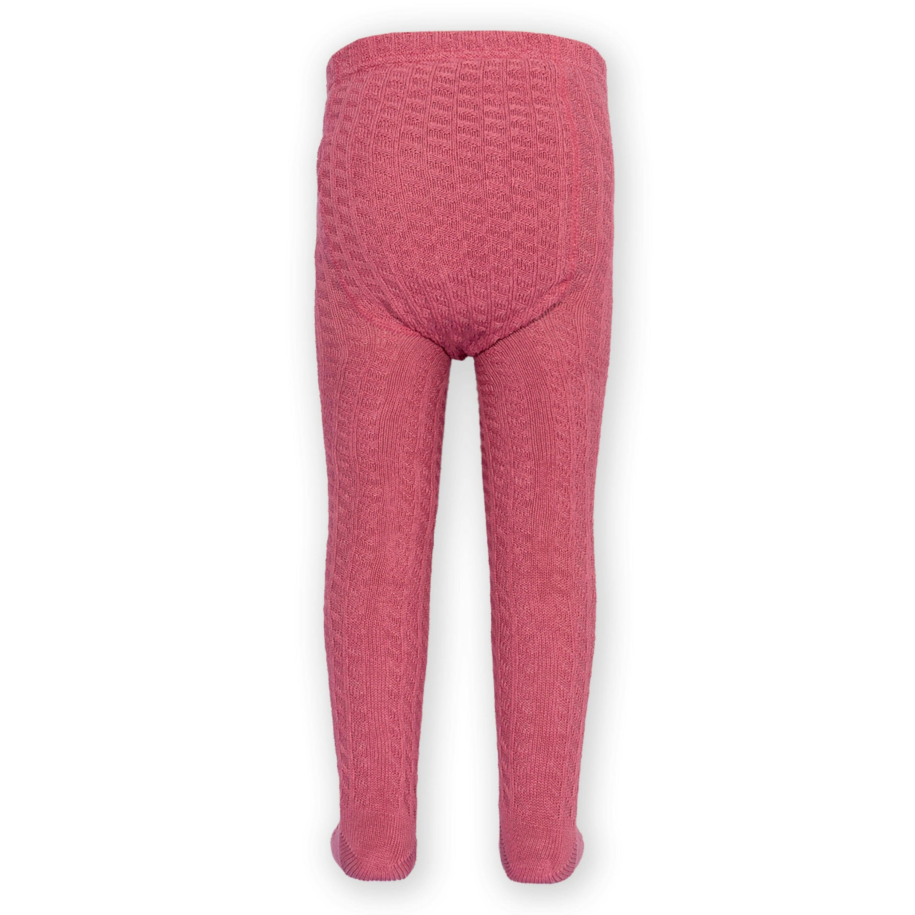 Kids Organic Cable Tights Heather , view 5 of 5