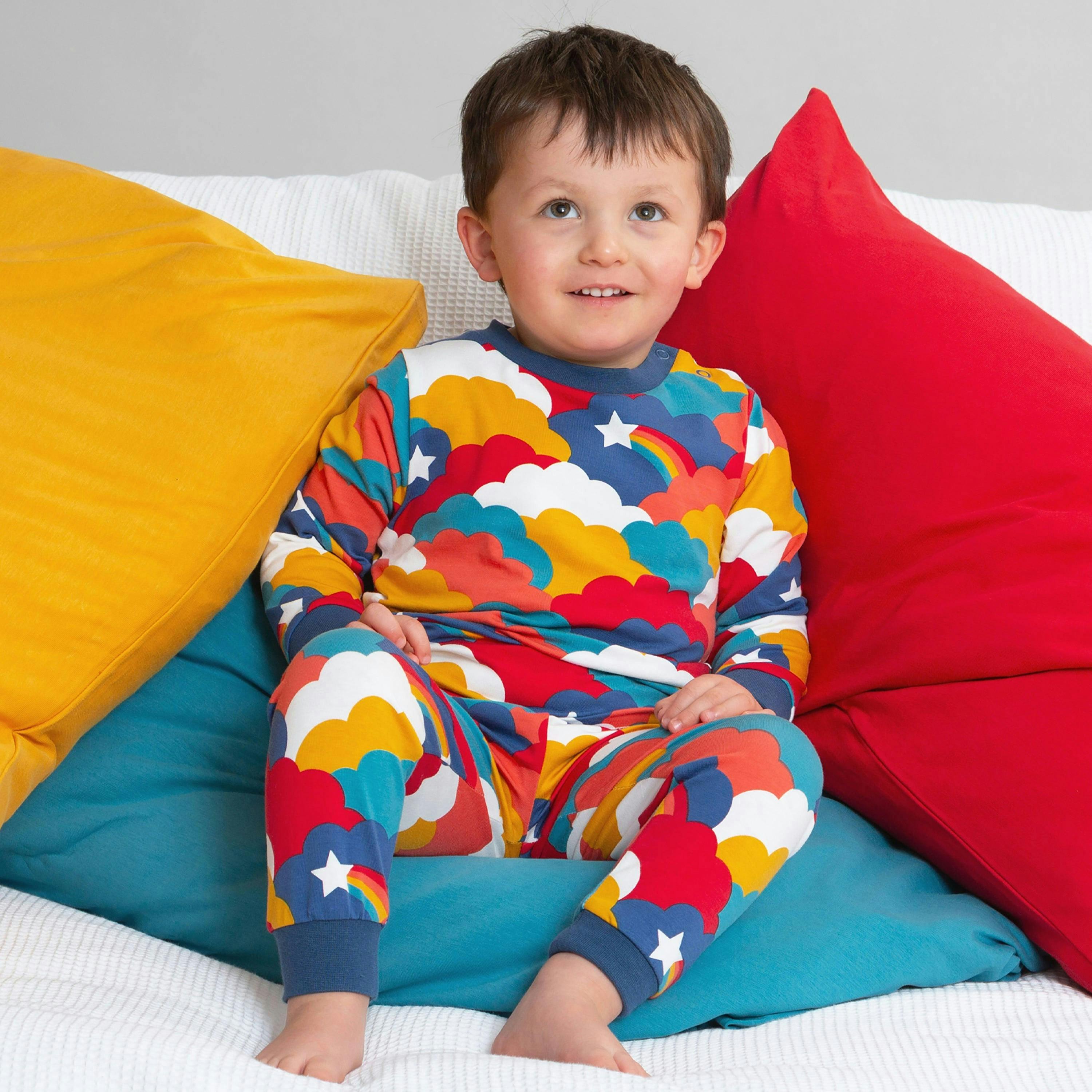 Kids Organic Wish Upon A Star Pyjamas , view 2 of 5