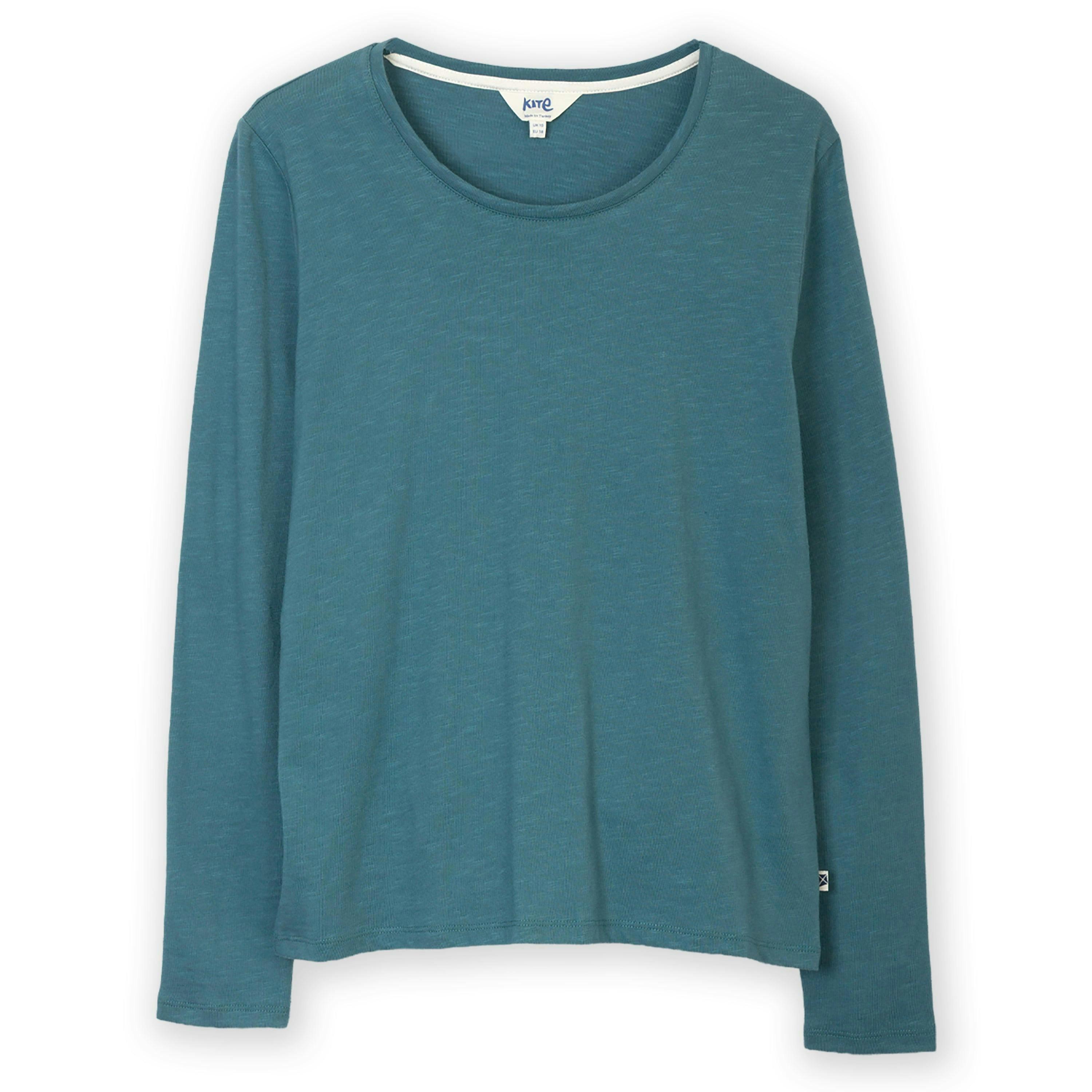 Organic Sandford Slub Jersey T-Shirt Steel , view 2 of 4
