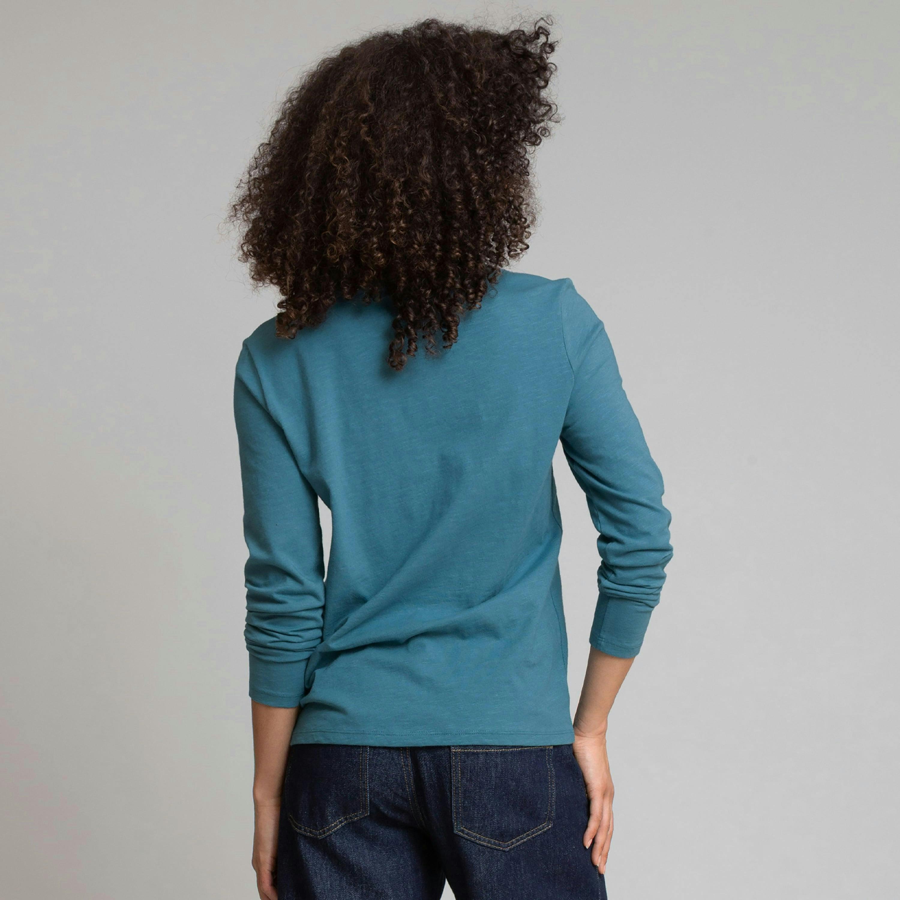 Organic Sandford Slub Jersey T-Shirt Steel , view 4 of 4