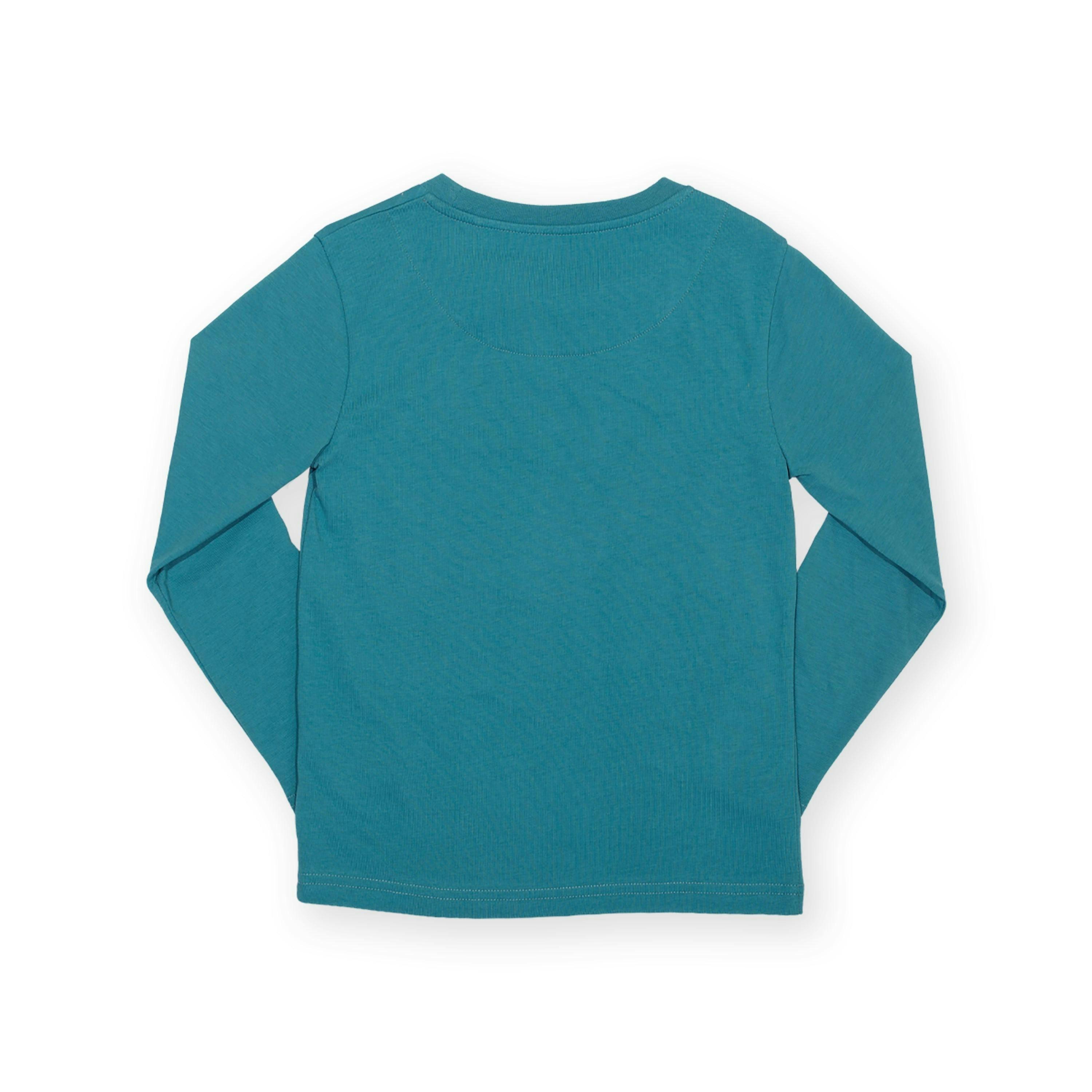 Kids Organic Geo Shark T-Shirt , view 4 of 4
