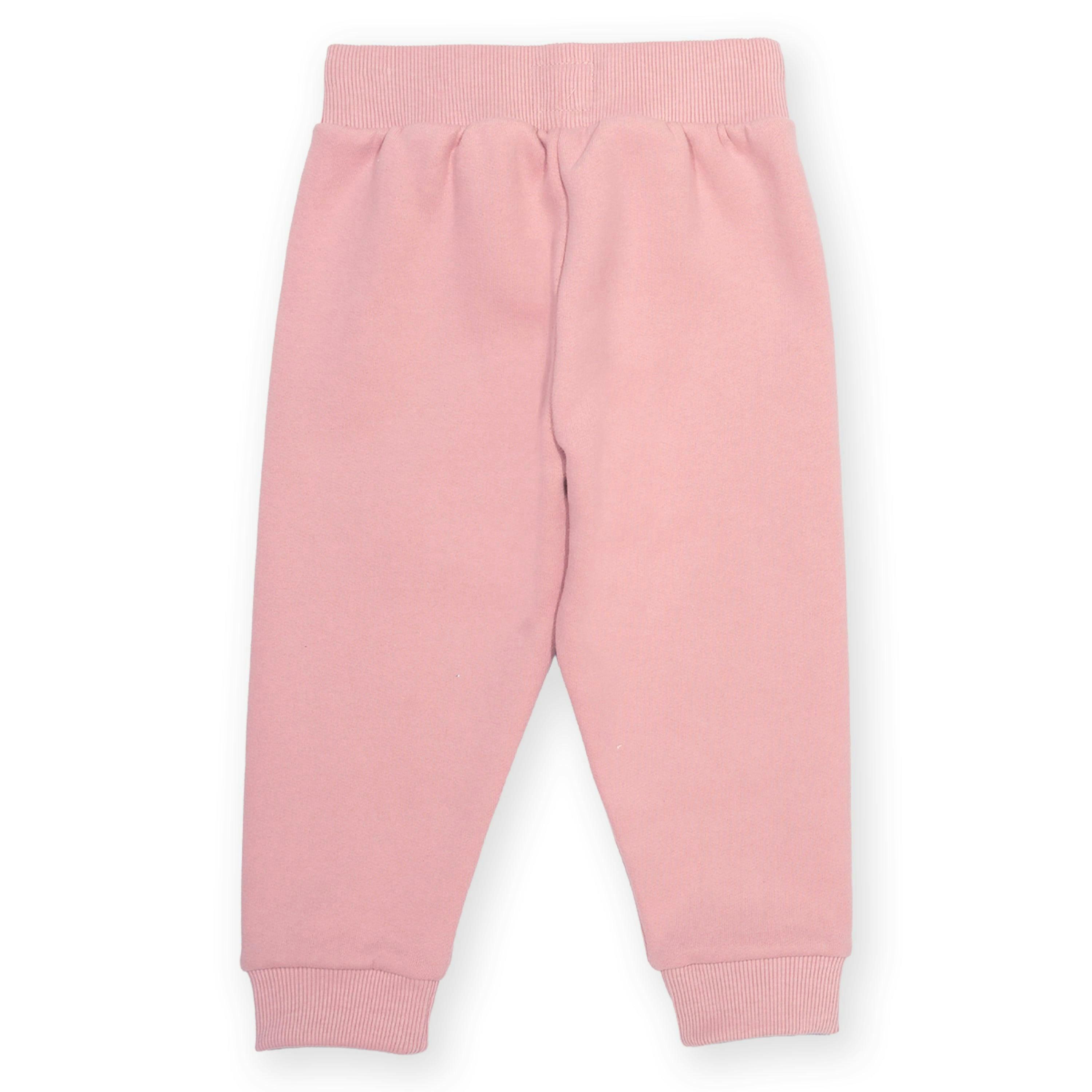 Kids Organic Star Patch Joggers Cloudy Pink , view 4 of 4