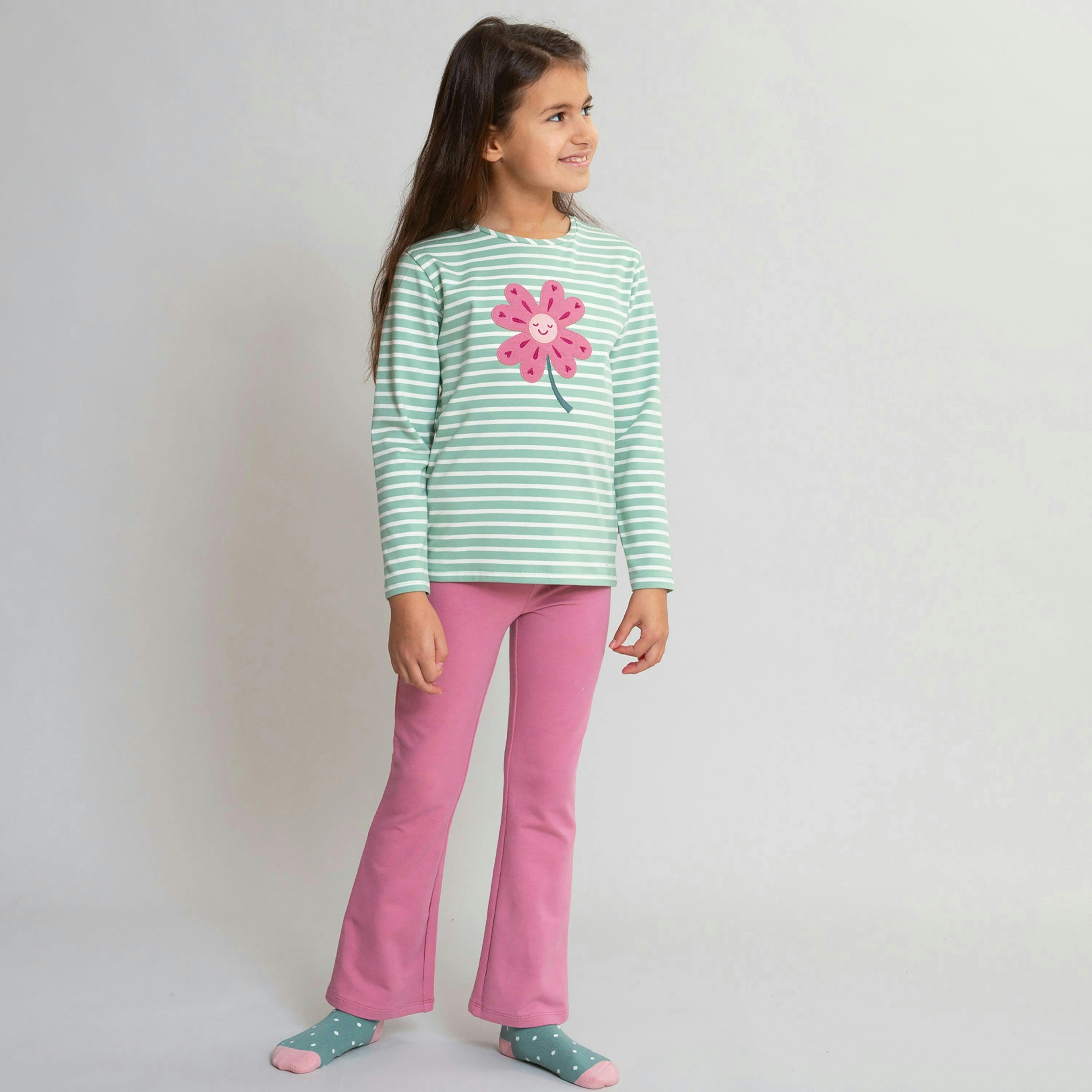 Kids Organic Jogger Flares , view 5 of 6