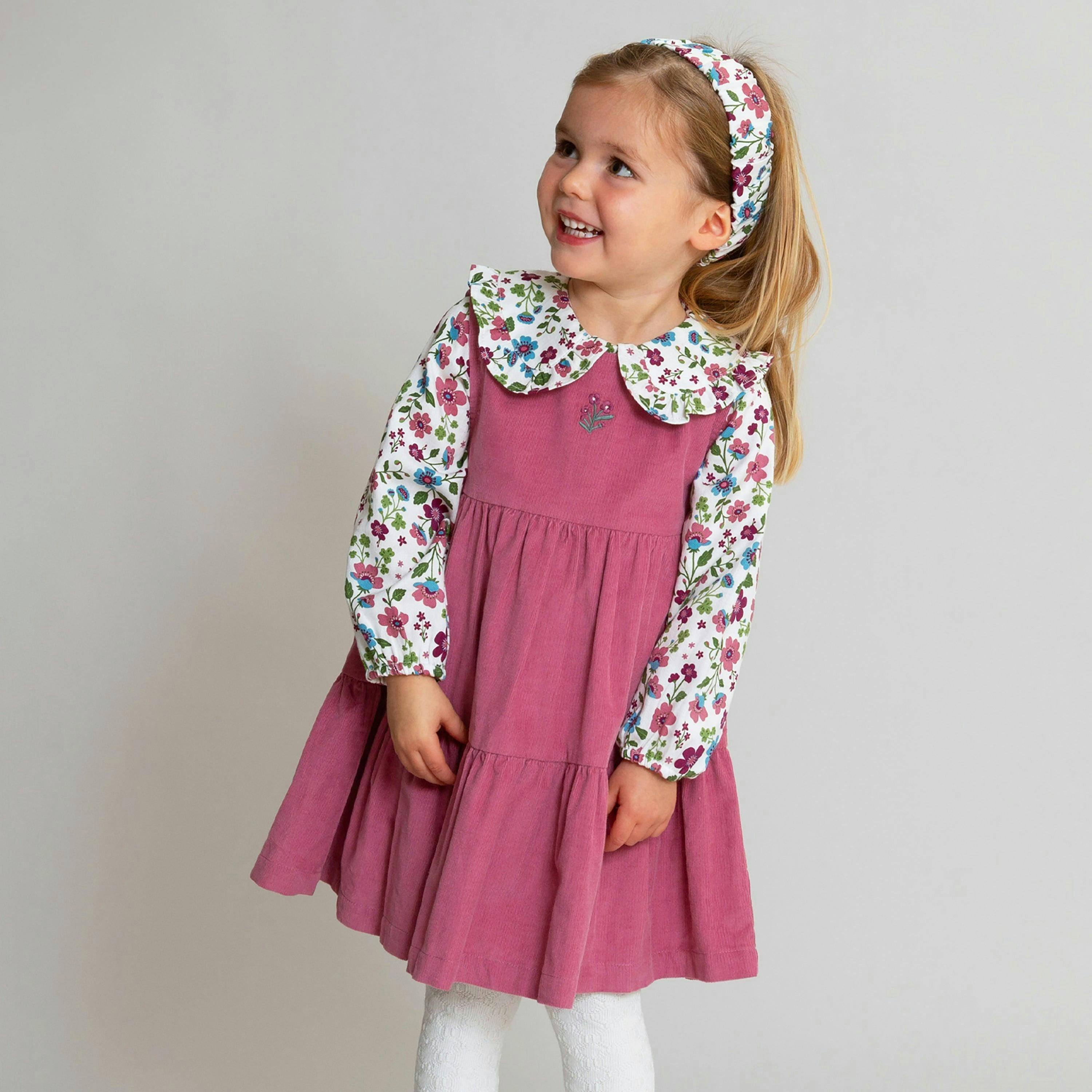 Kids Organic Pixie Glade Dress , view 3 of 5