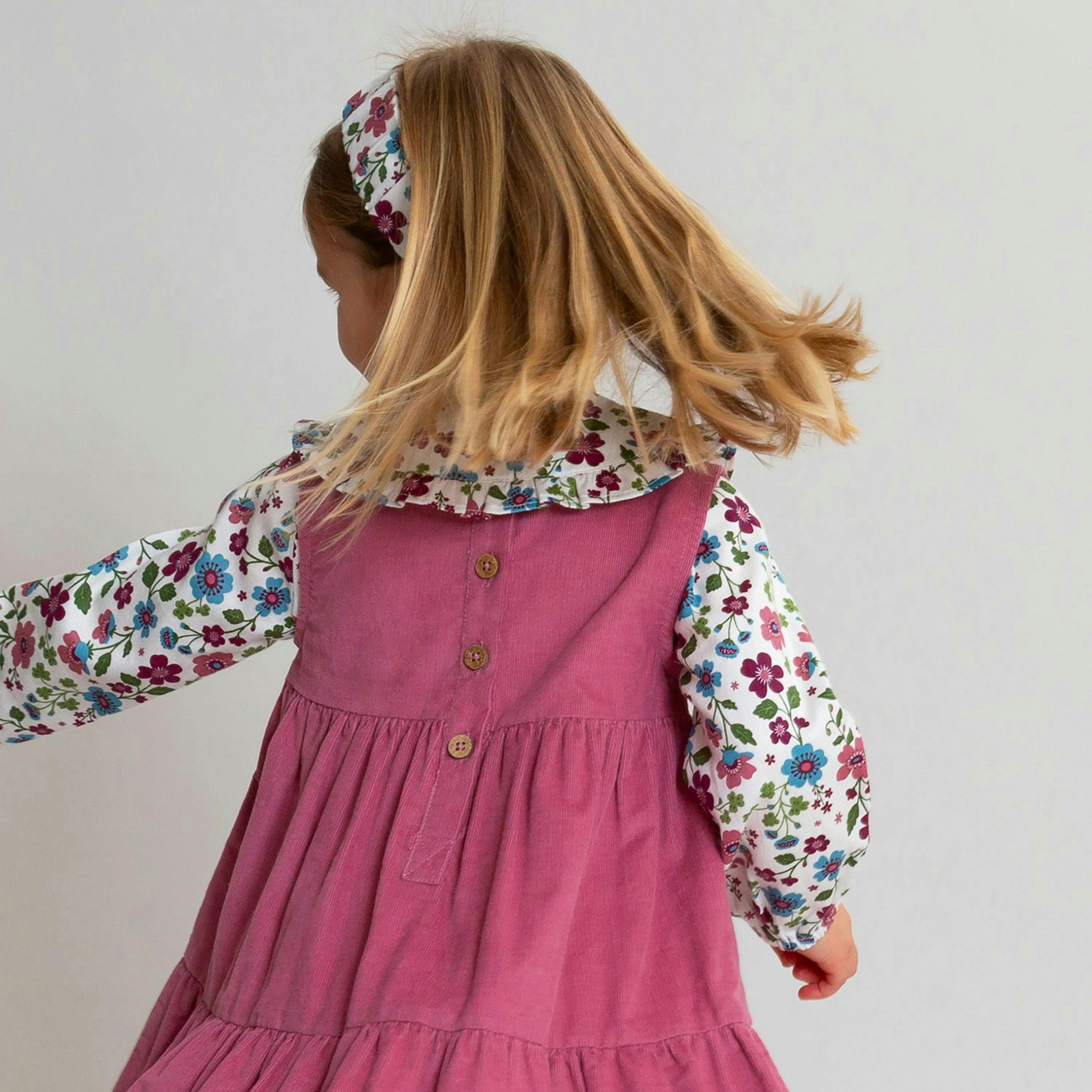 Kids Organic Pixie Glade Dress , view 4 of 5