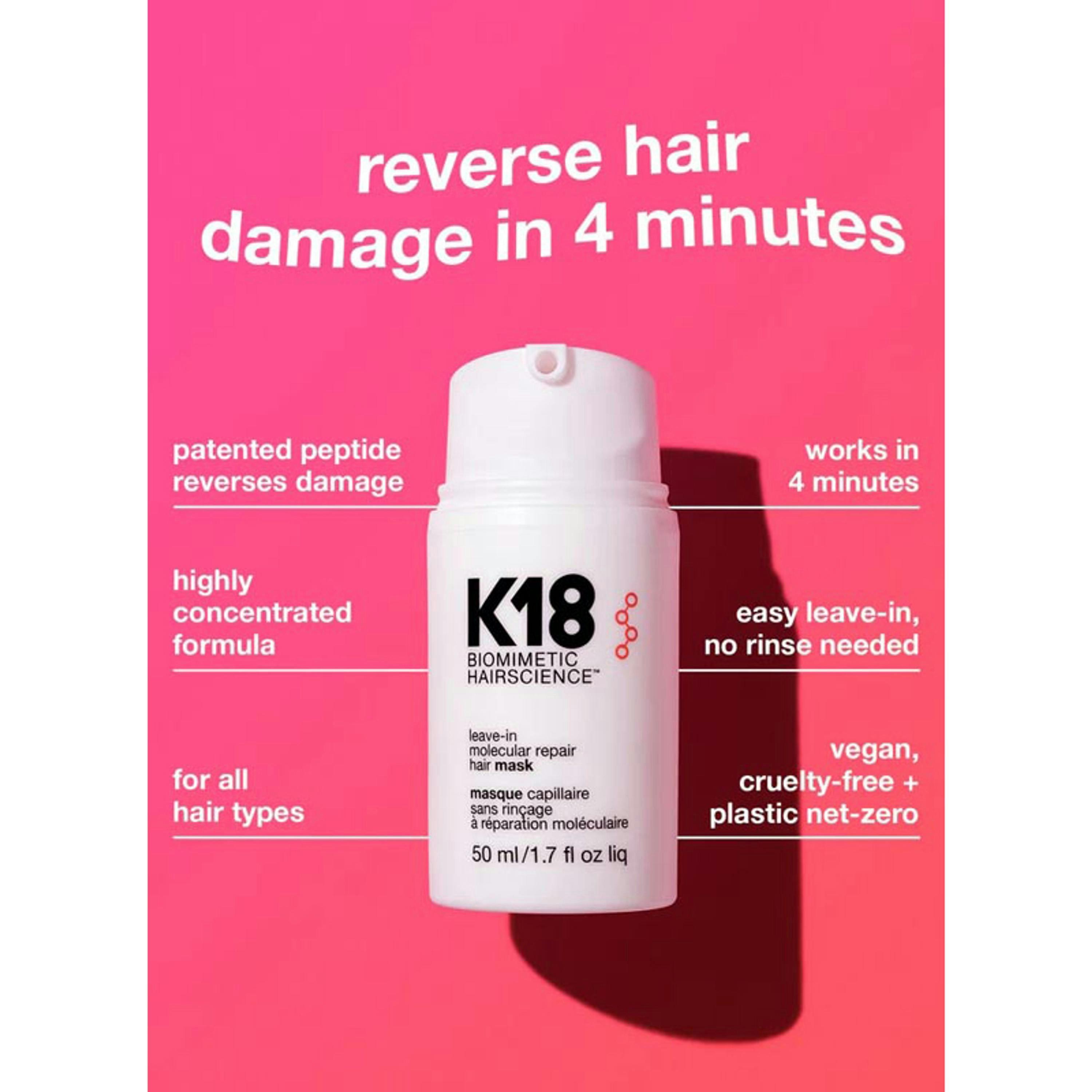 K18 Leave-In Molecular Repair Mask Double 50 ml Duo , view 2 of 5