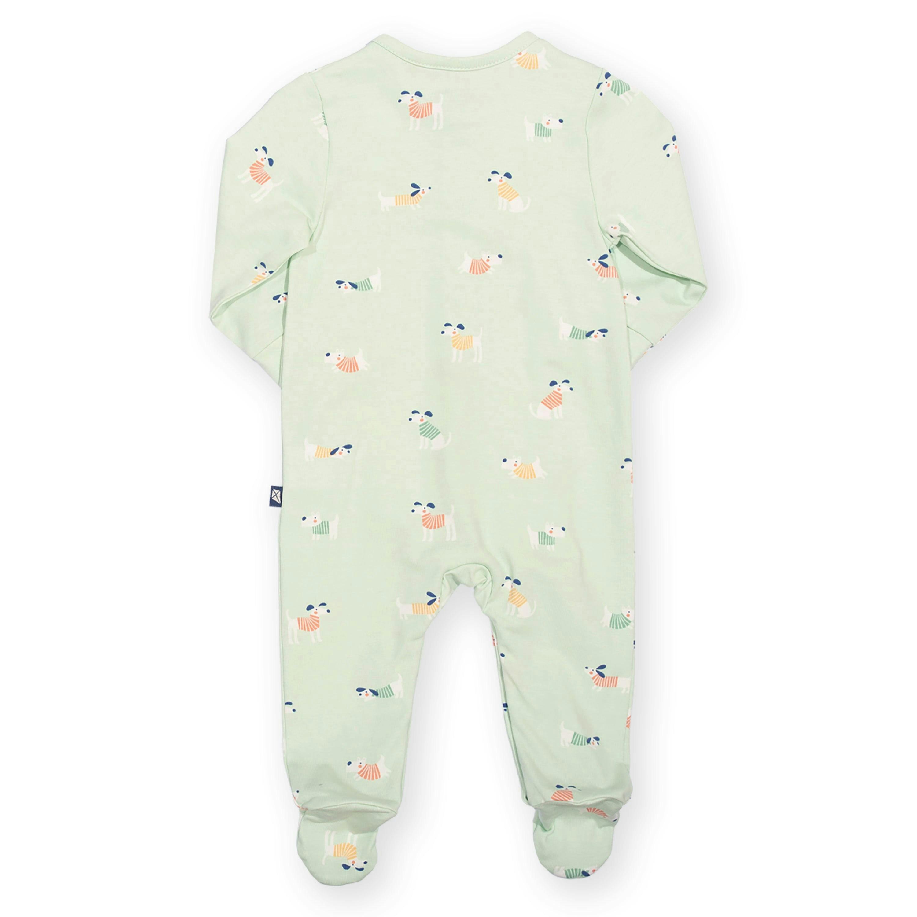 Baby Organic Lucky Pups Sleepsuit , view 3 of 3