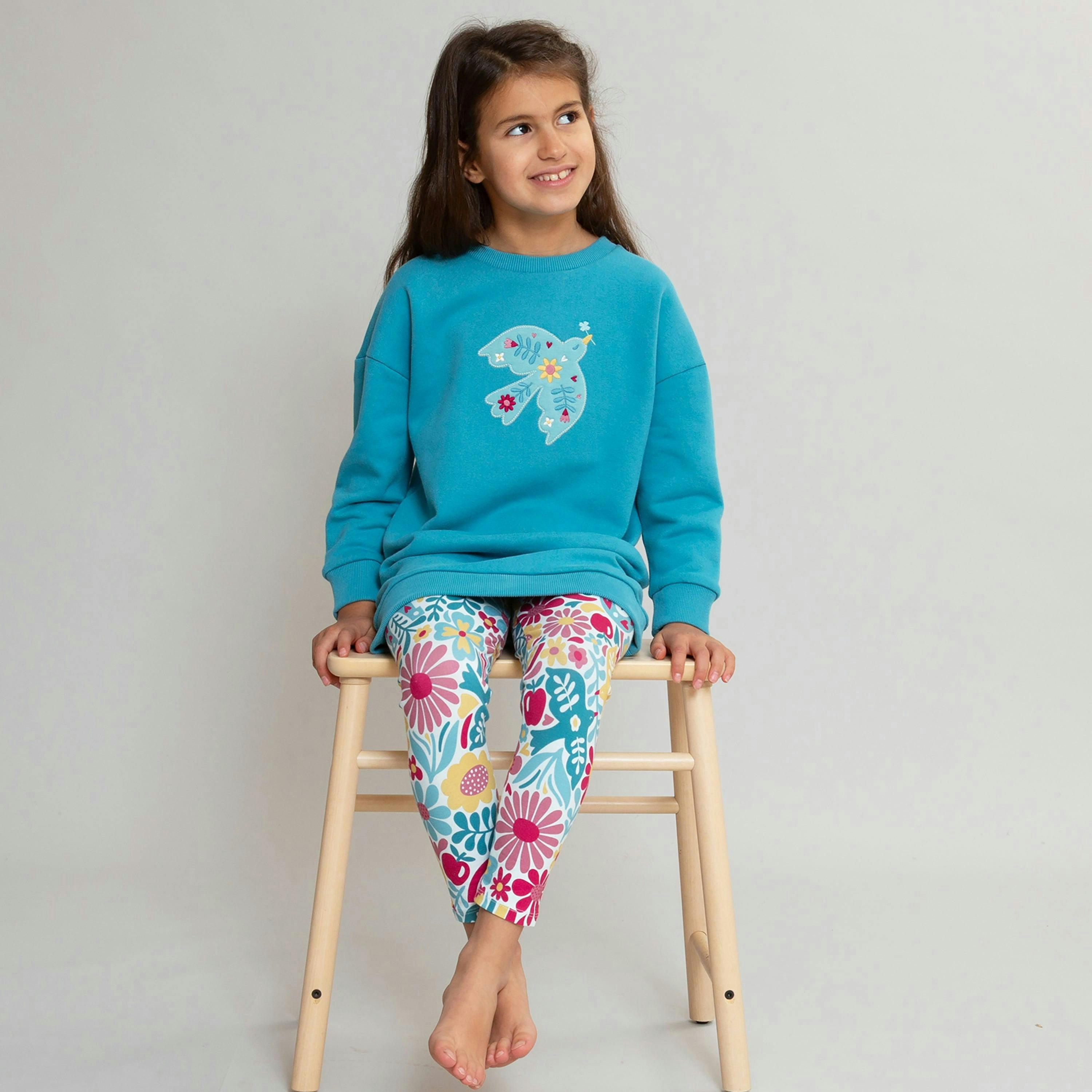 Kids Organic Be Lucky Leggings , view 6 of 6