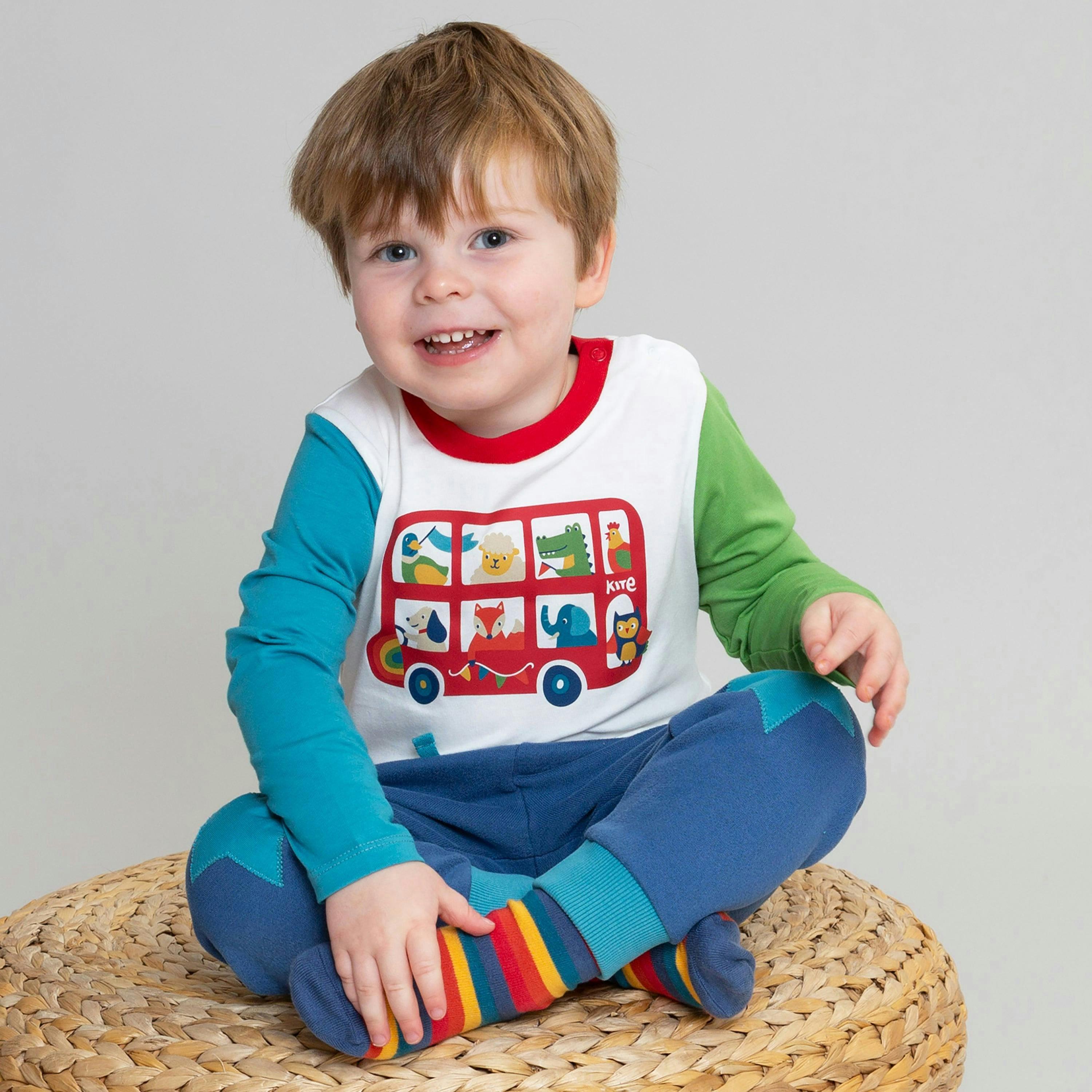 Kids Organic Team Bus T-Shirt , view 2 of 4