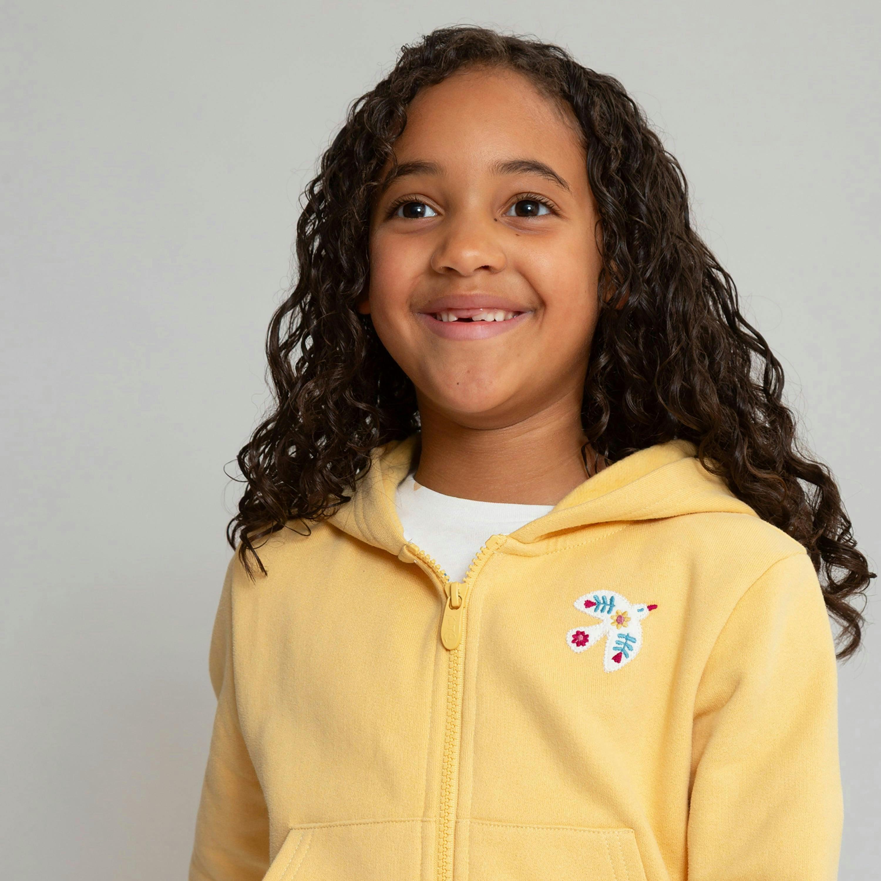 Kids Organic Be Lucky Zip Hoody , view 3 of 4