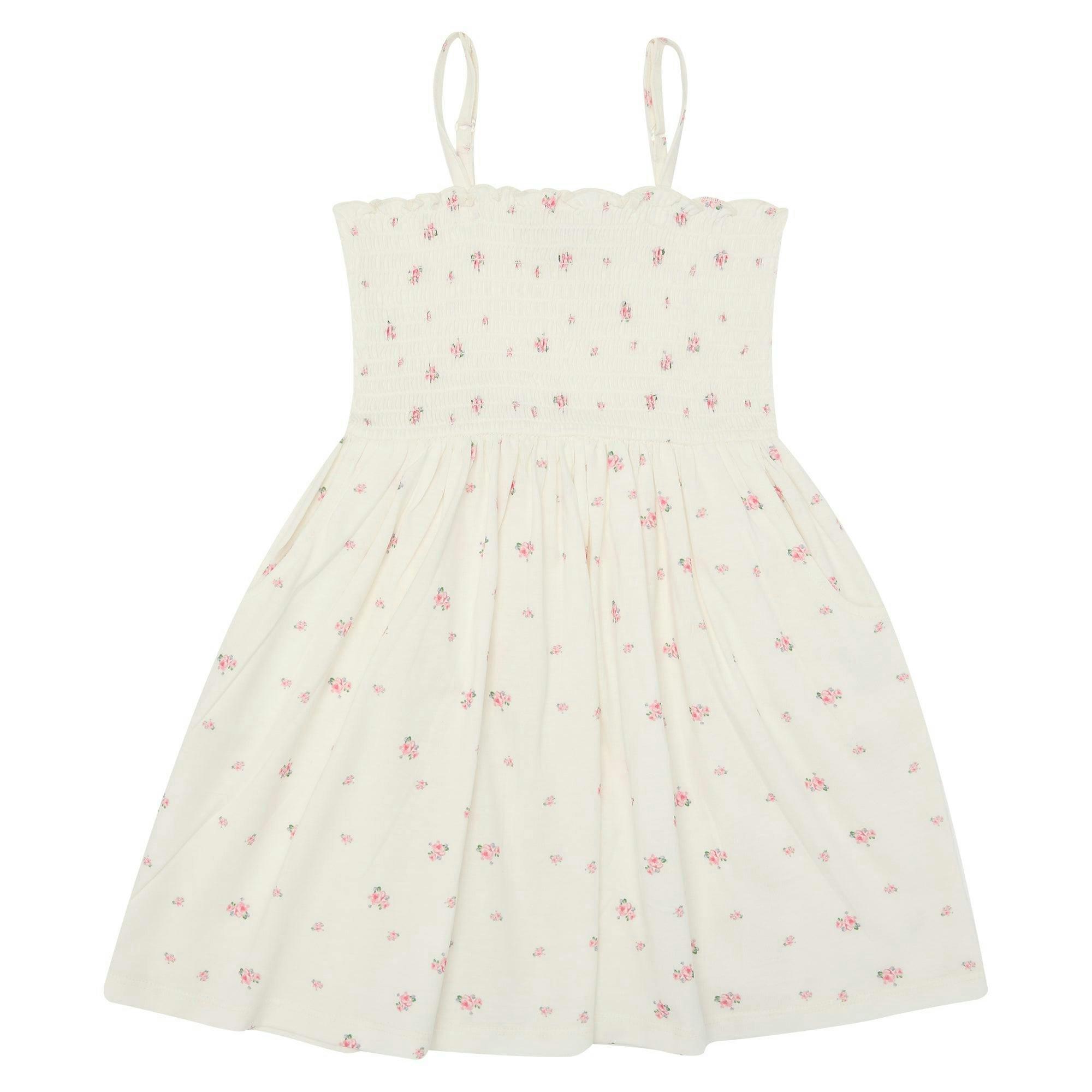 Let's Play Floral Jersey Dress - Cream , view 2 of 6