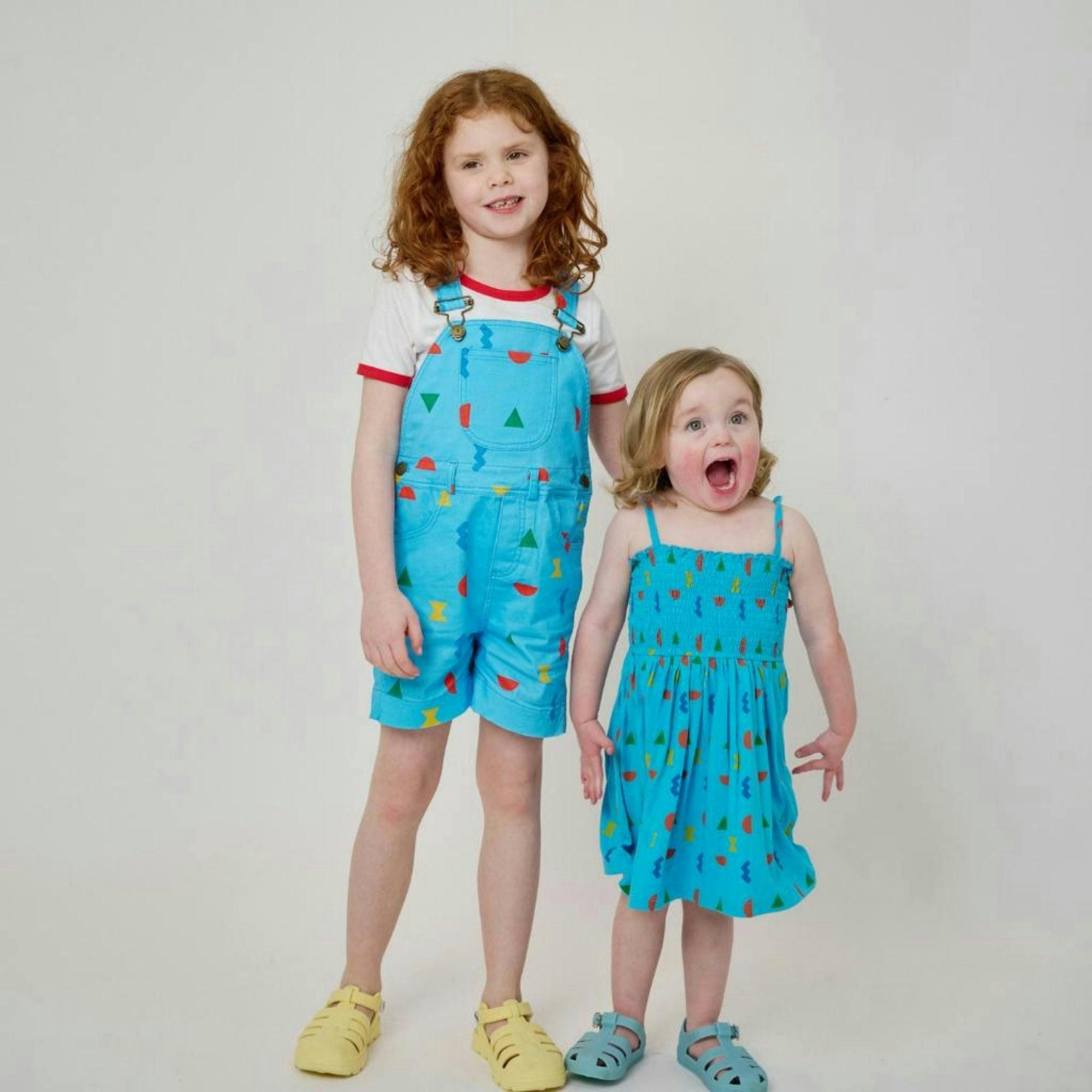 Let's Play Jersey Dress - Blue Multi , view 4 of 5