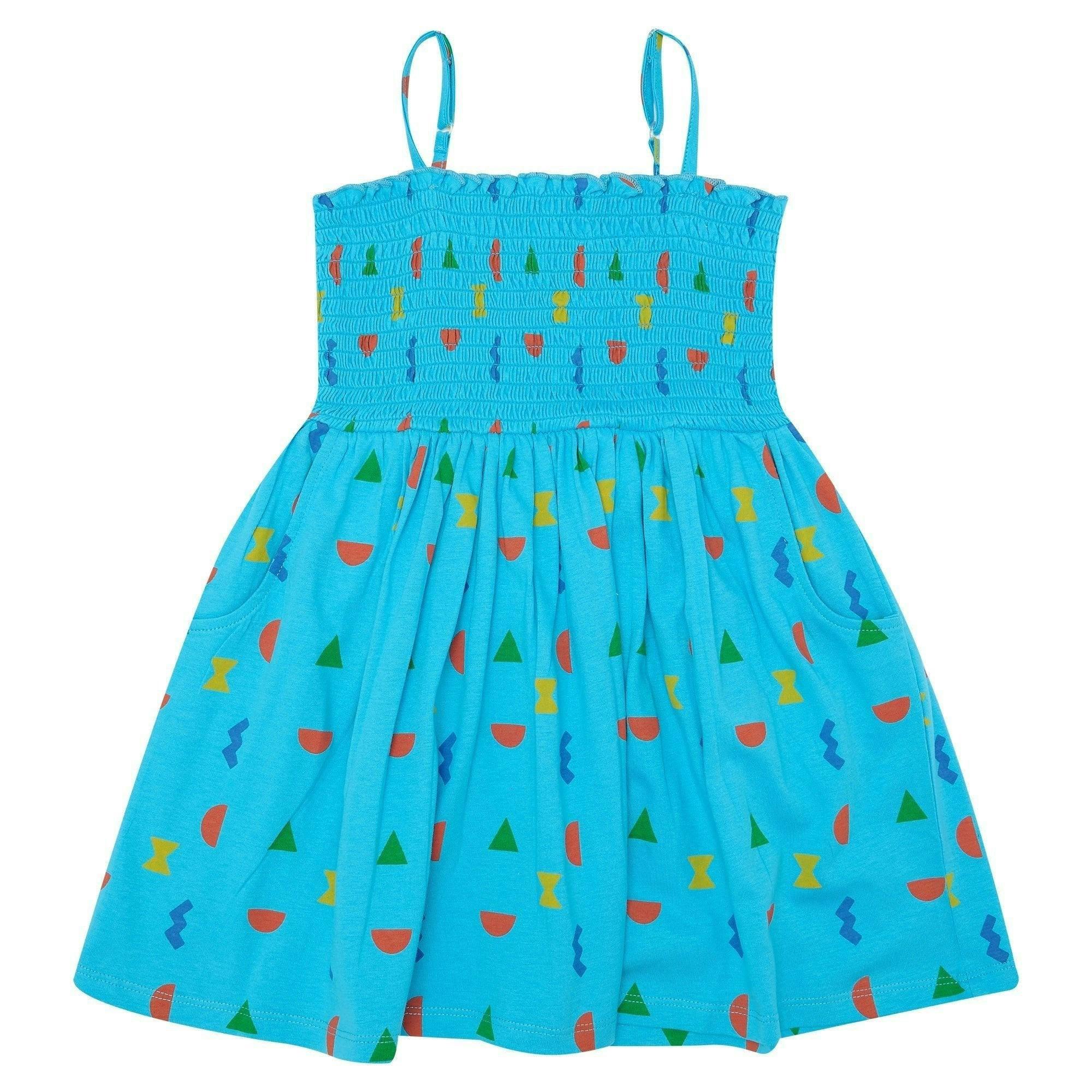 Let's Play Jersey Dress - Blue Multi , view 5 of 5