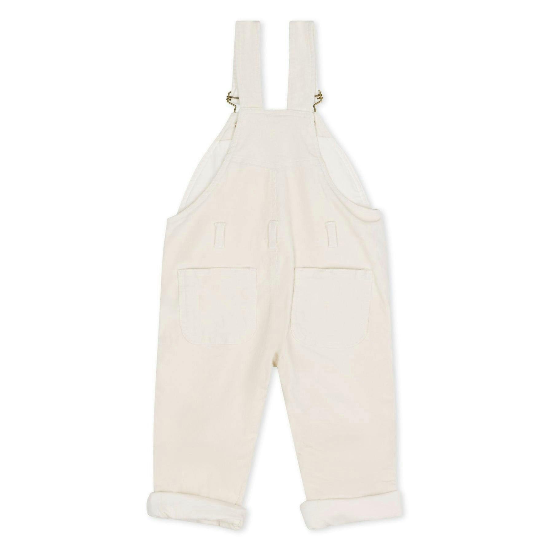 Custard Corduroy Dungarees , view 2 of 6