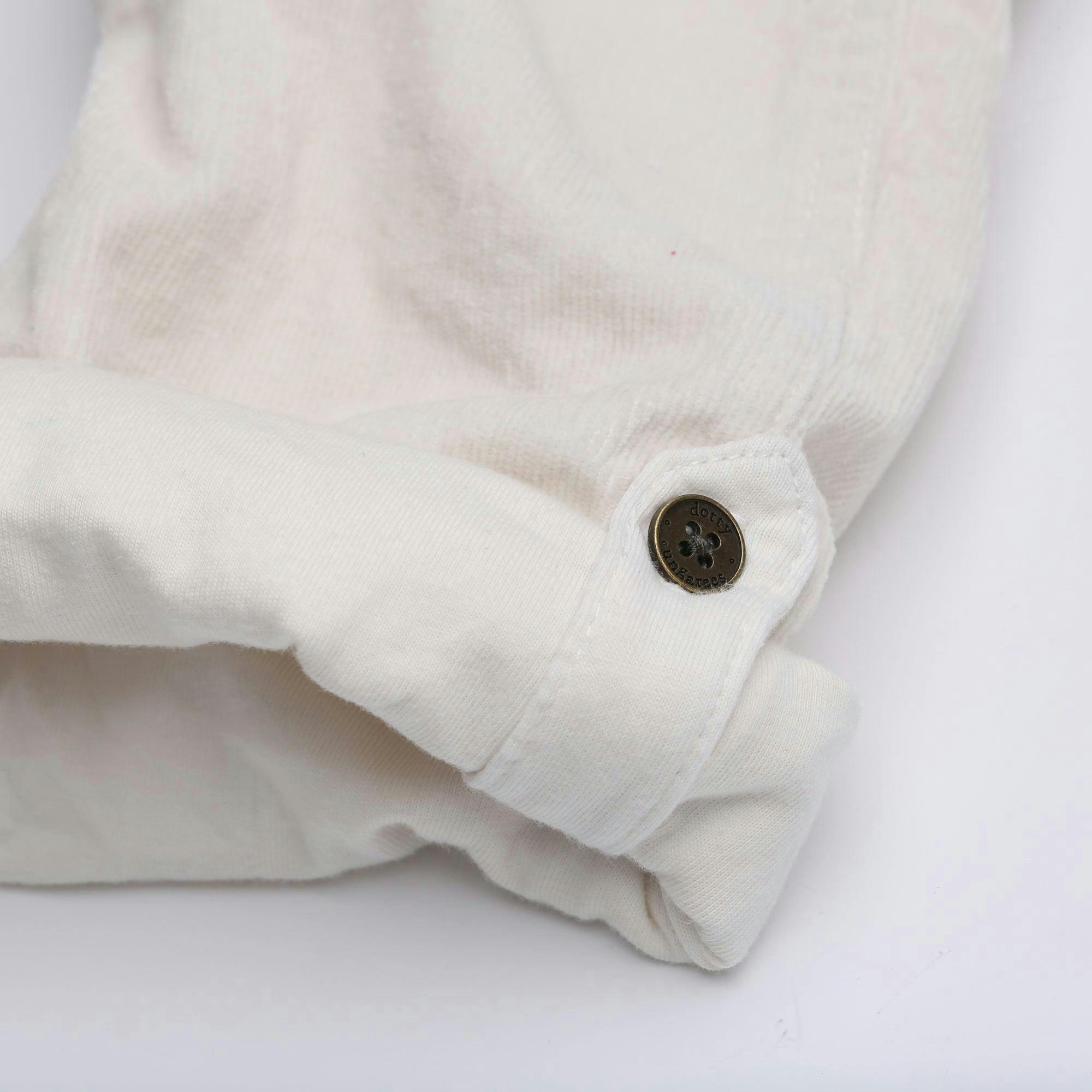 Custard Corduroy Dungarees , view 6 of 6