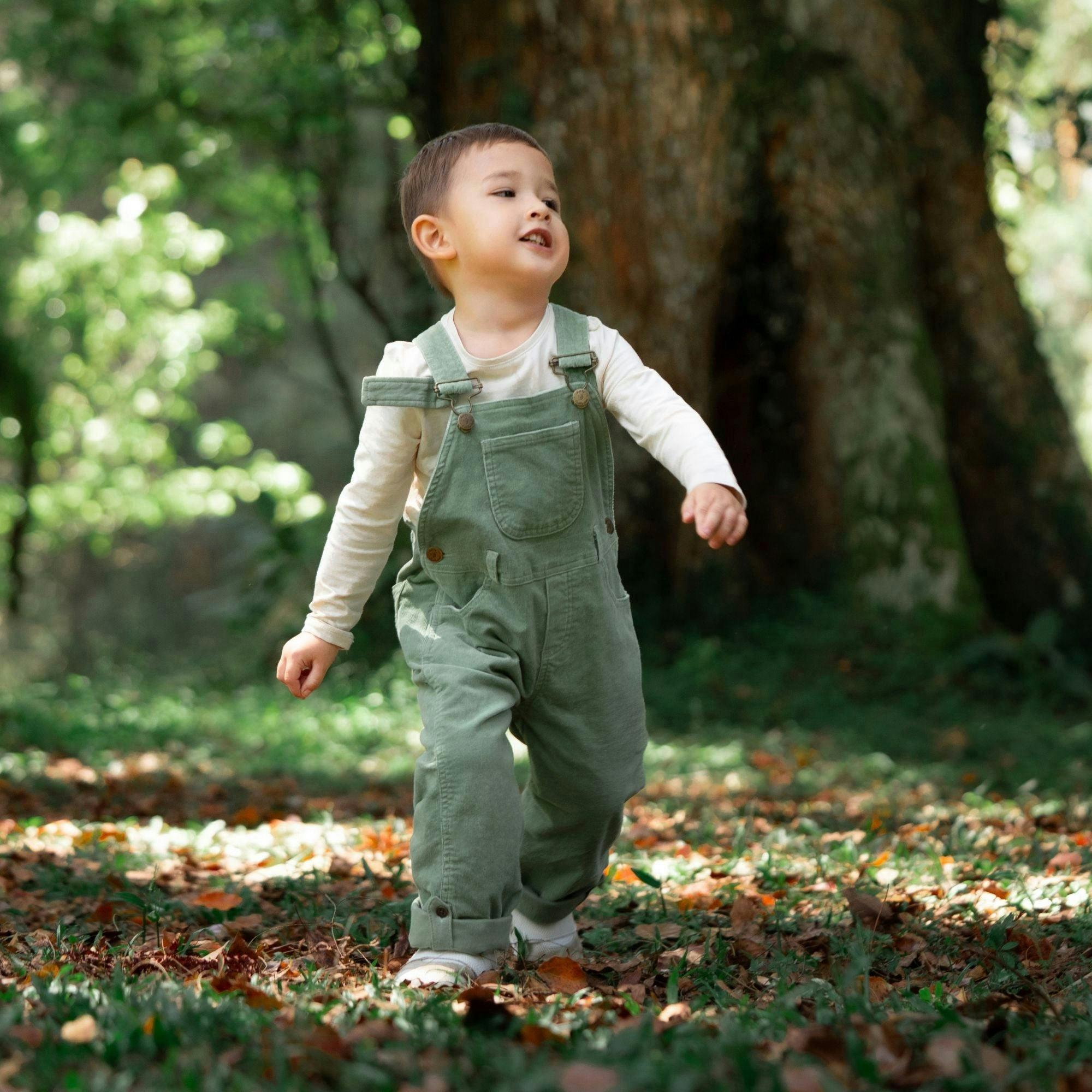 Sage Corduroy Dungarees , view 3 of 5