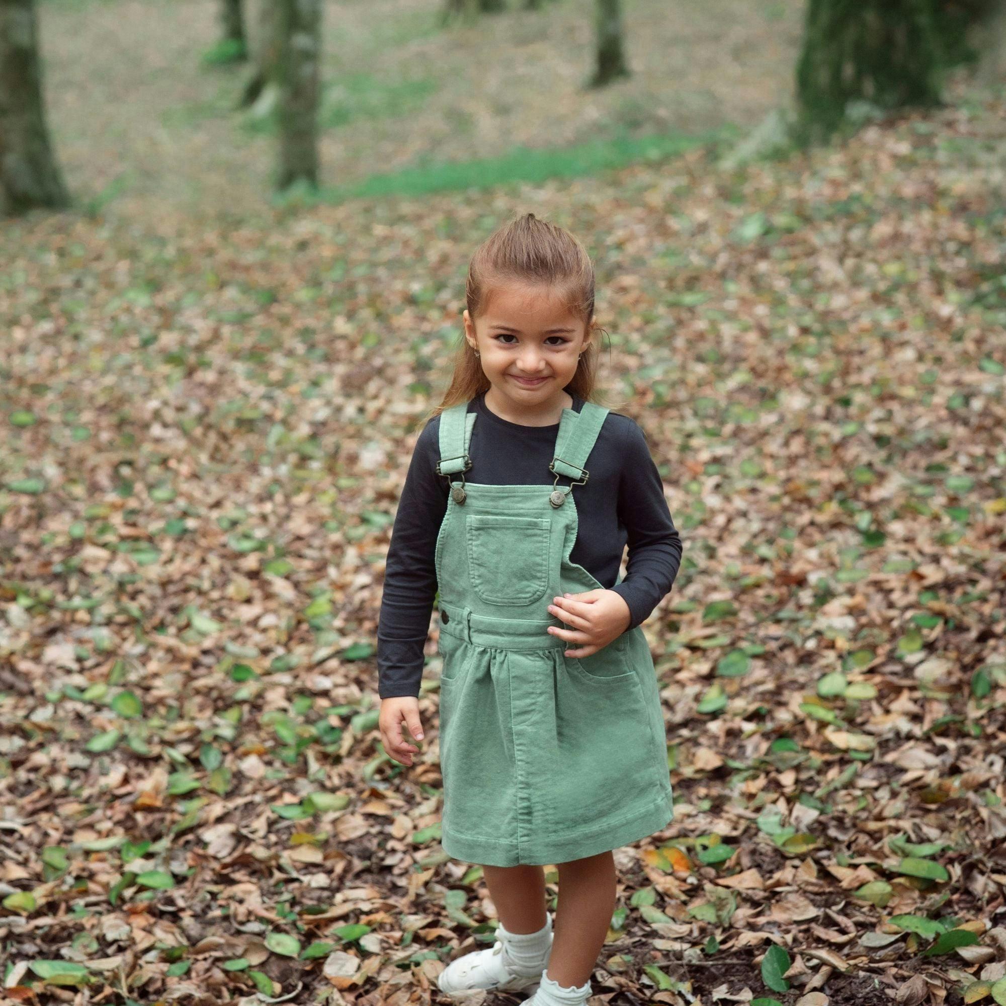 Sage Corduroy Dress , view 3 of 6