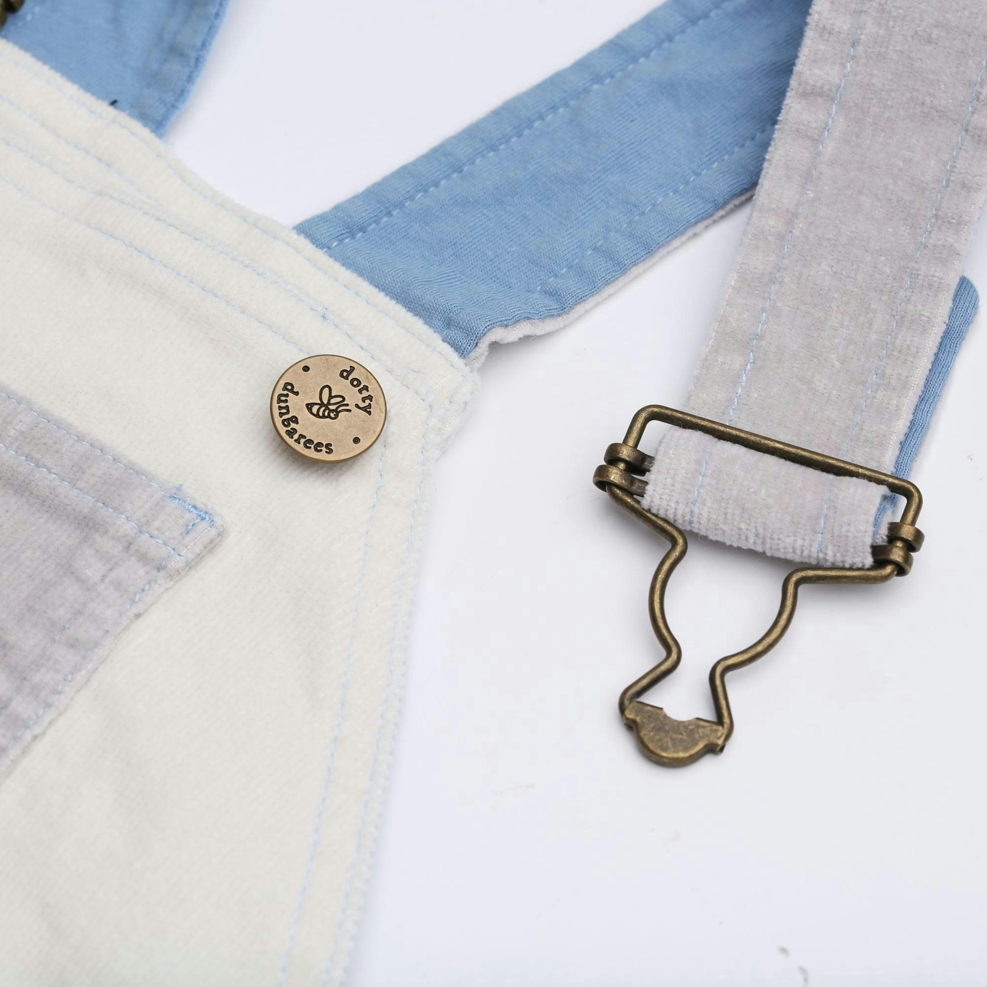 Juniper Patchwork Corduroy Dungarees , view 5 of 6