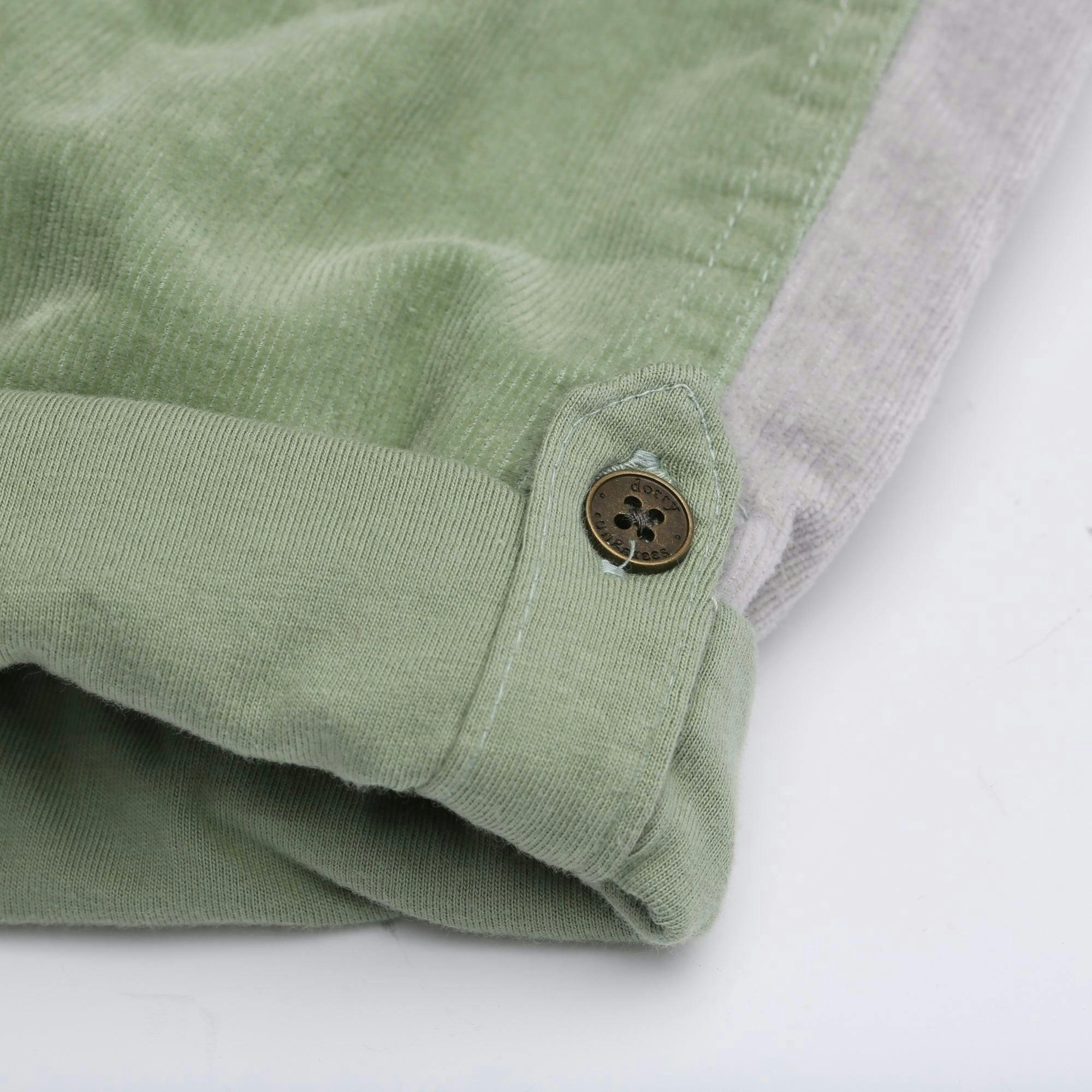 Waterlilies Patchwork Corduroy Dungarees , view 6 of 6