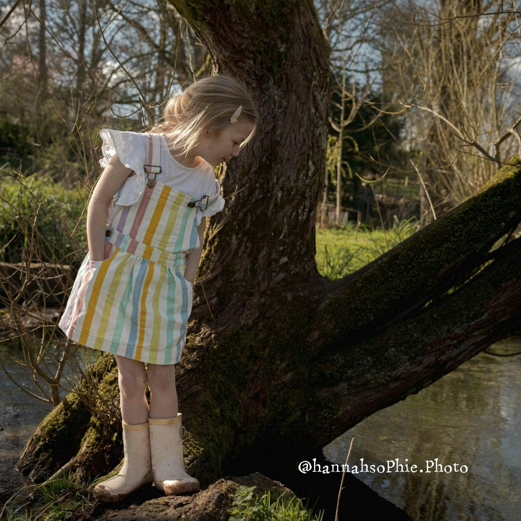 Classic Wide Stripe Dress - Multicolour , view 5 of 6
