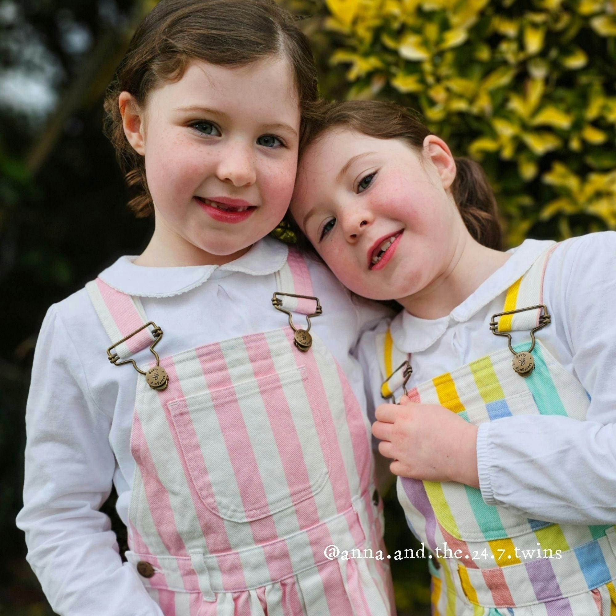 Classic Wide Stripe Dress - Pink , view 5 of 6