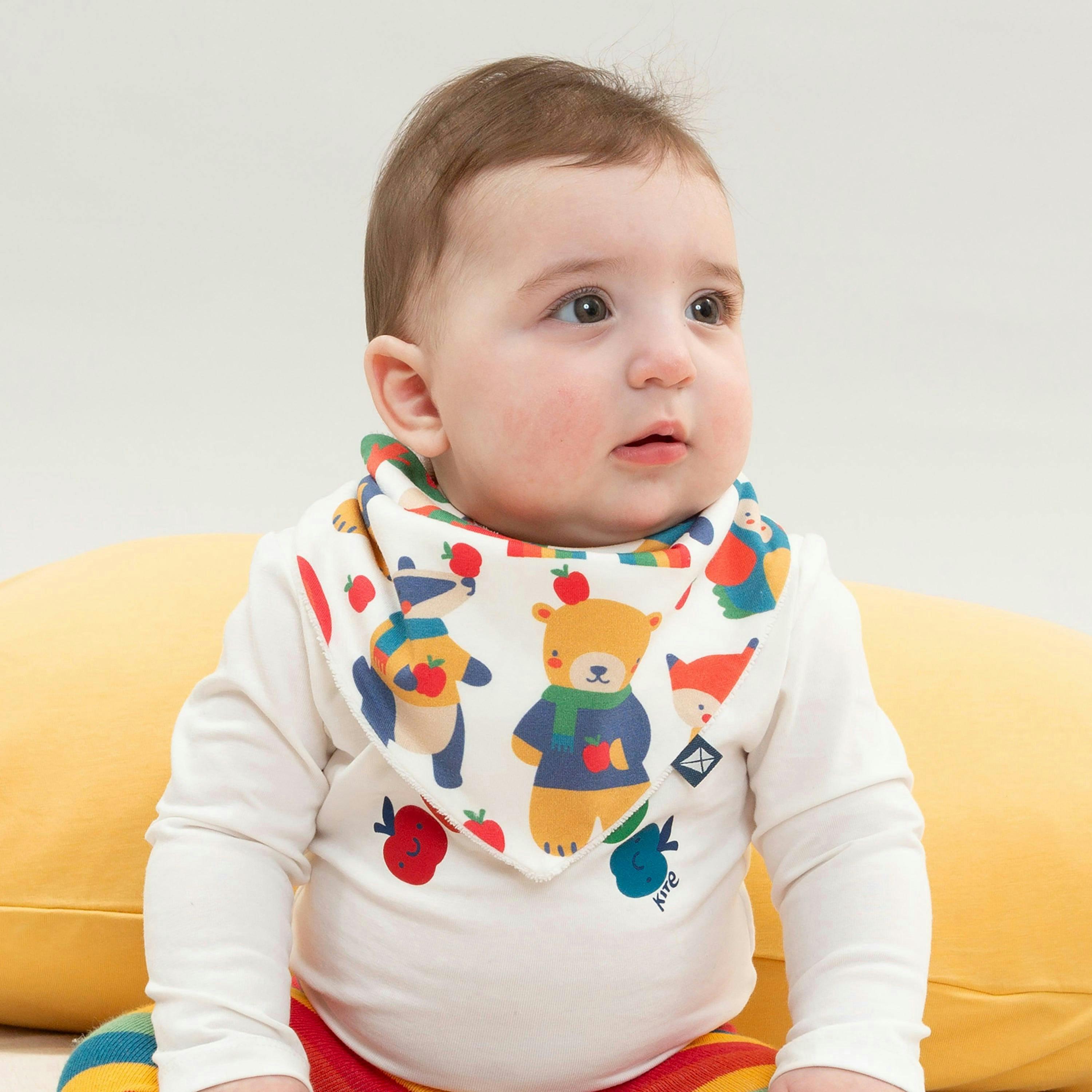 Baby Organic Little Orchard Bib , view 2 of 2