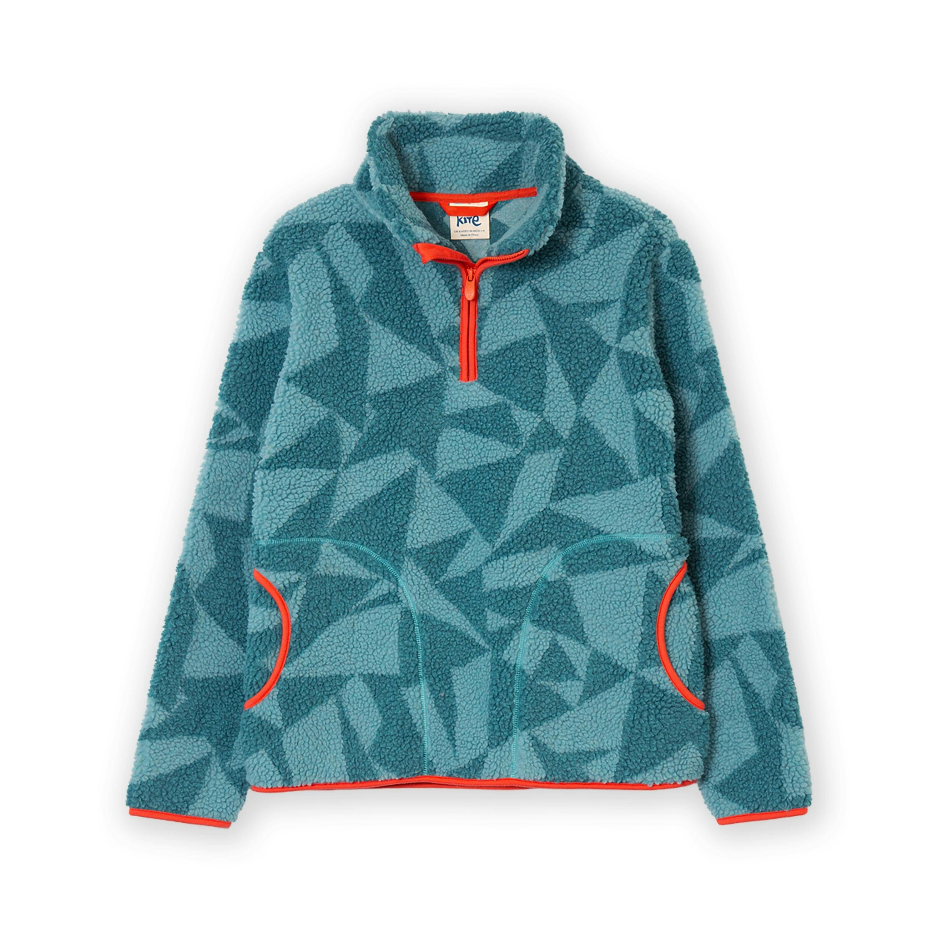Geo Purbeck 1/4 Zip Teddy Fleece , view 2 of 5