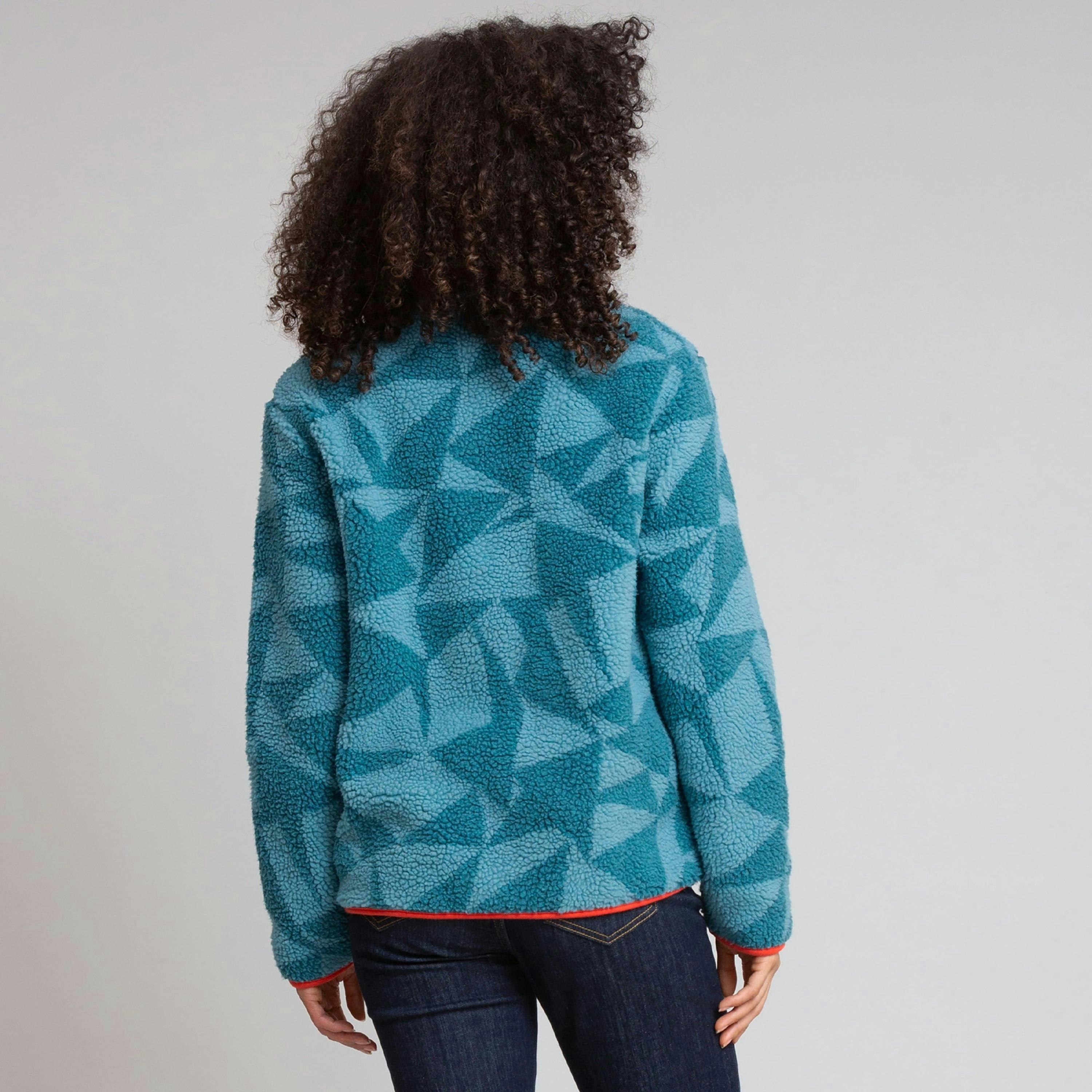 Geo Purbeck 1/4 Zip Teddy Fleece , view 5 of 5