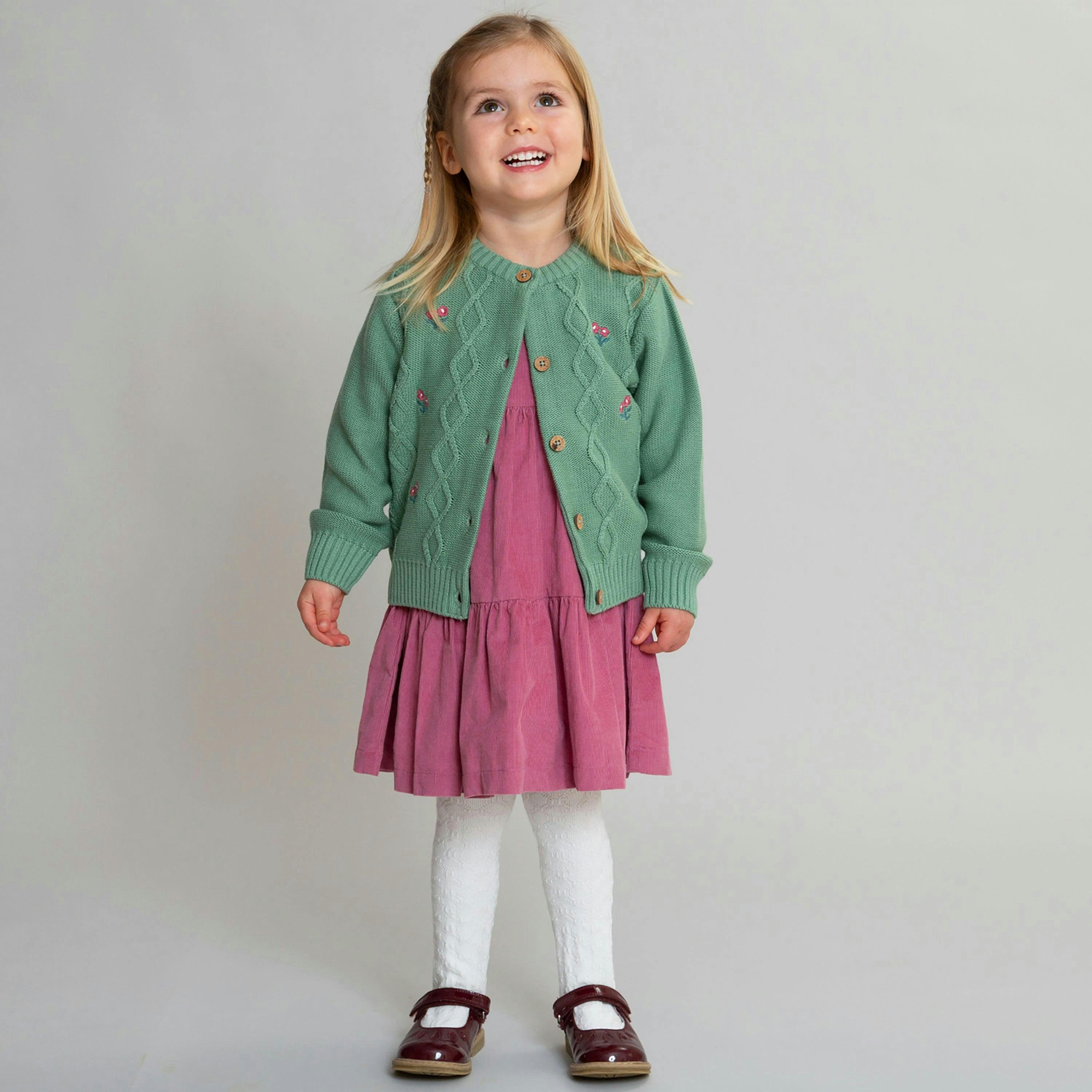 Kids Organic Pixie Glade Cardi , view 3 of 4