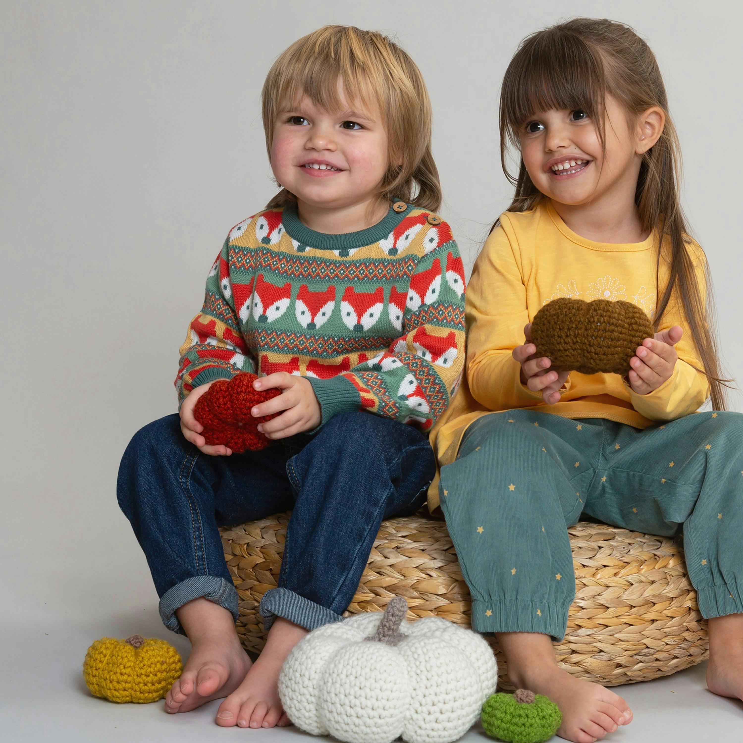 Kids Organic Clever Fox Jumper , view 3 of 4