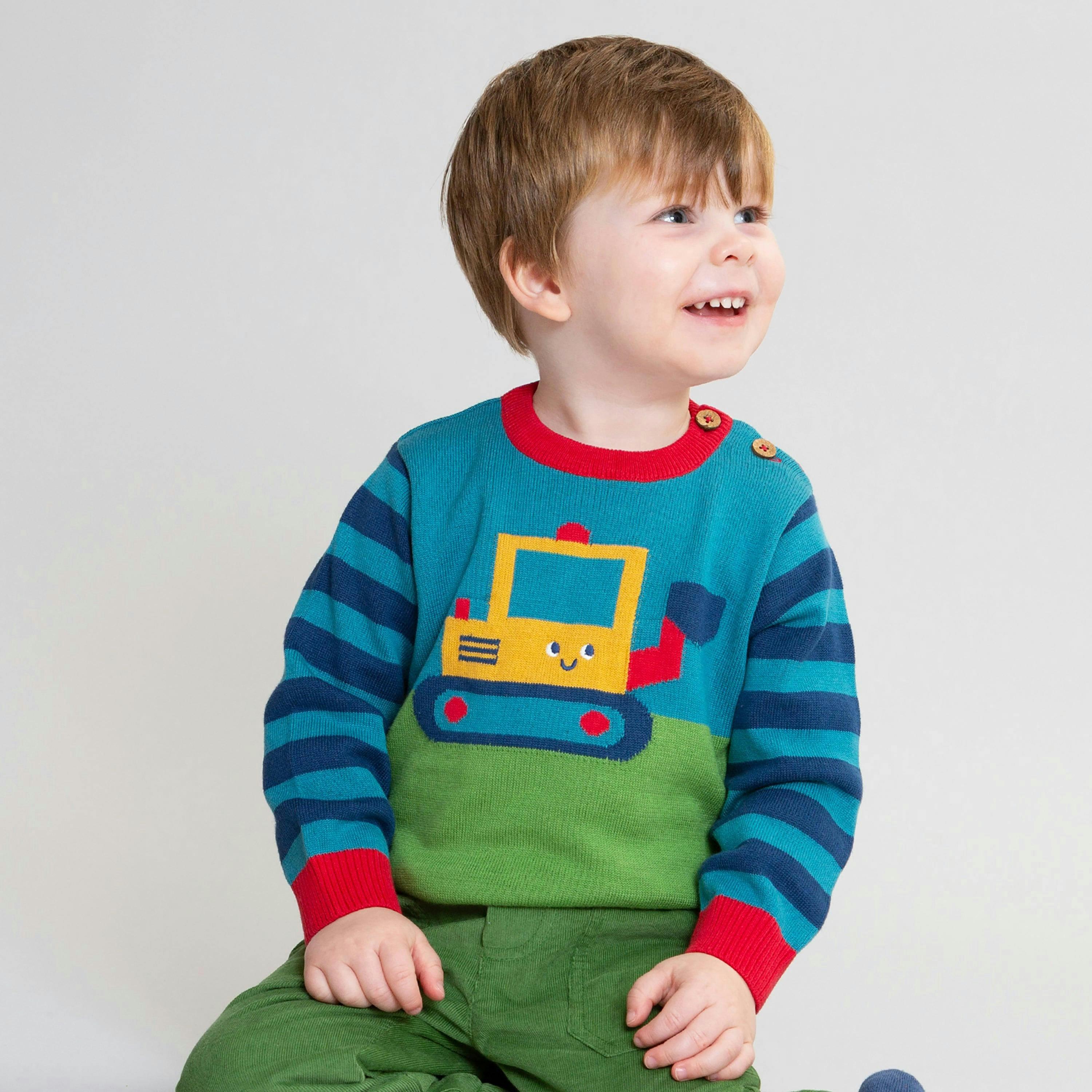 Kids Organic Cherry Picker Jumper , view 2 of 4