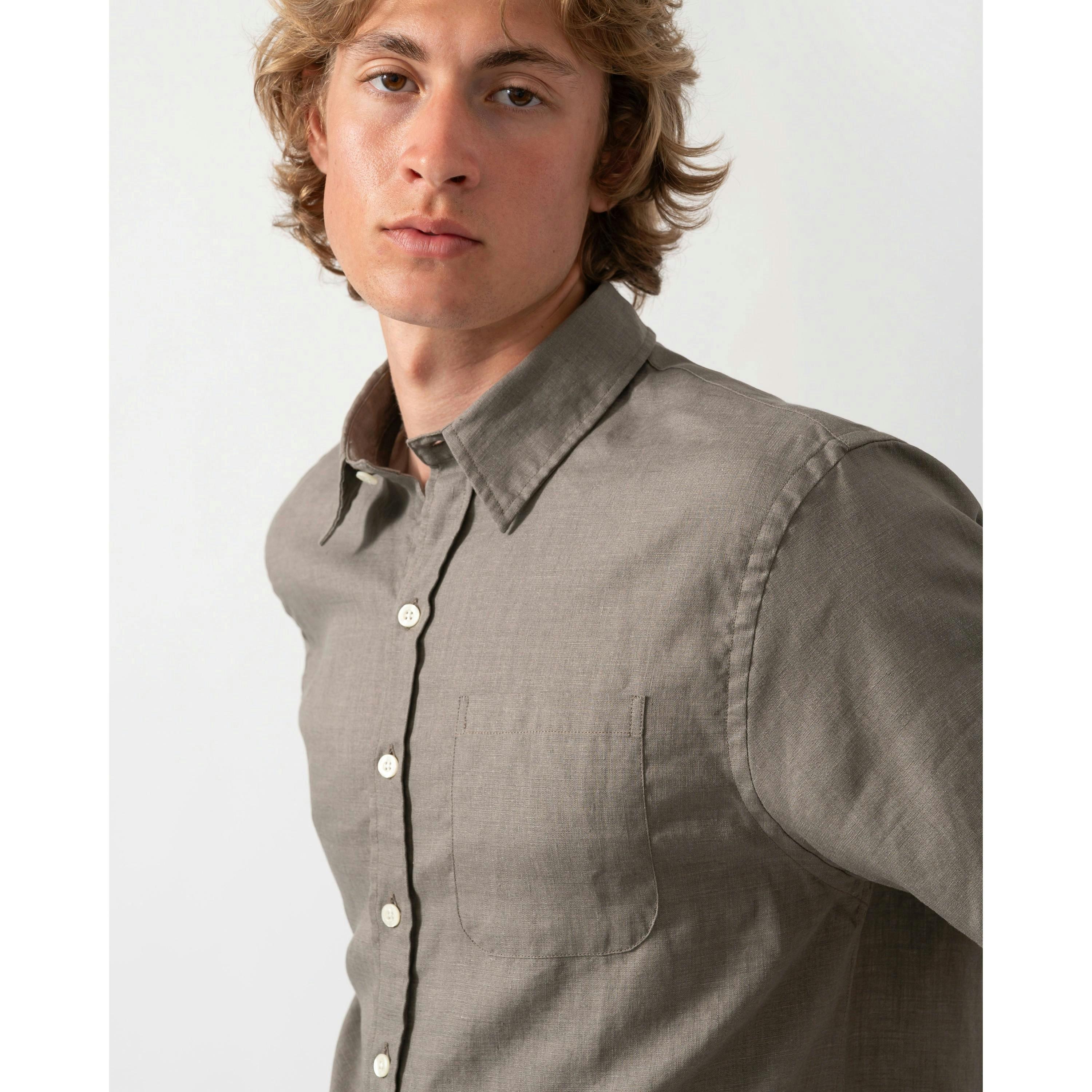 Colourful Standard Shirt  in Grey , view 3 of 4