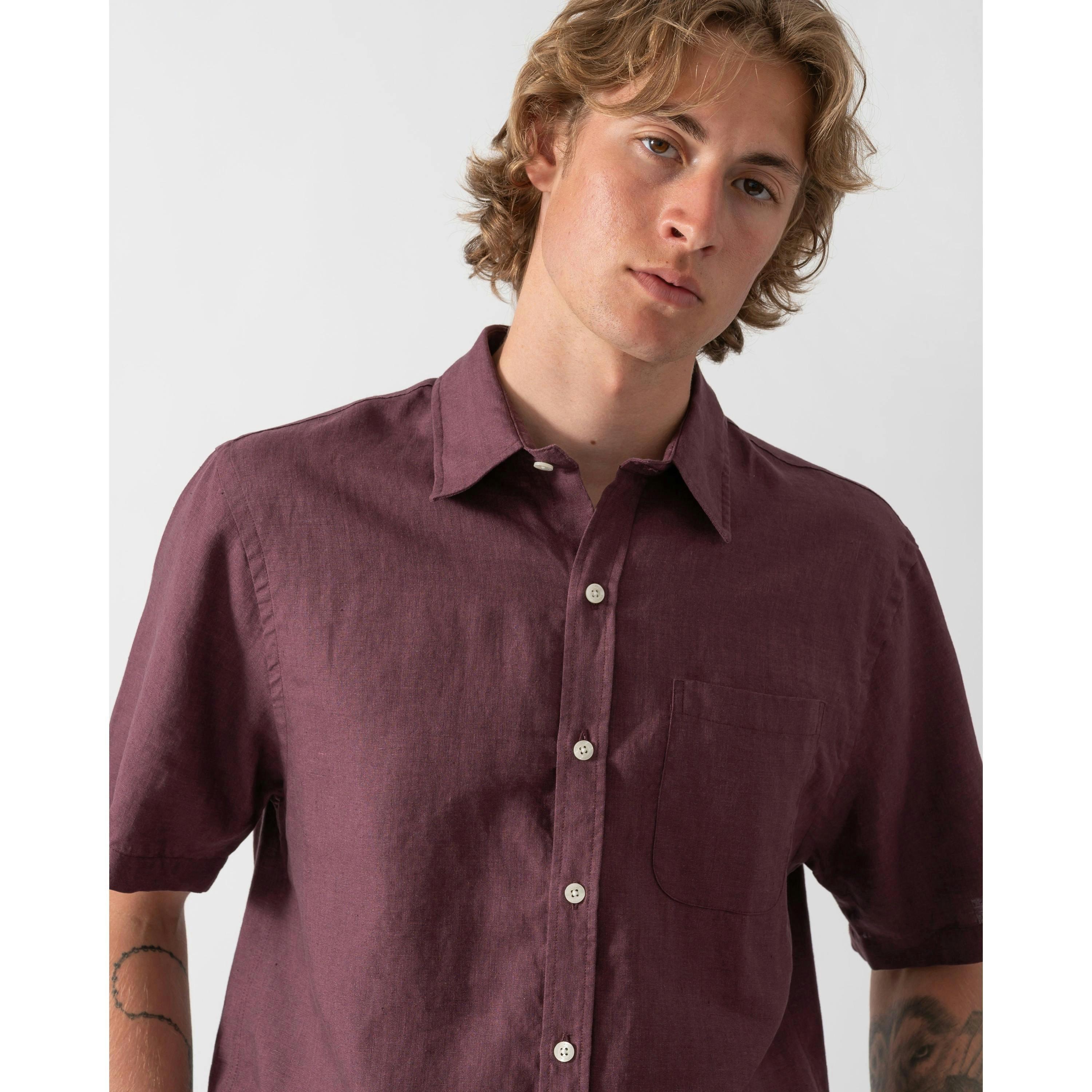 Colourful Standard Shirt  in Brown , view 3 of 4