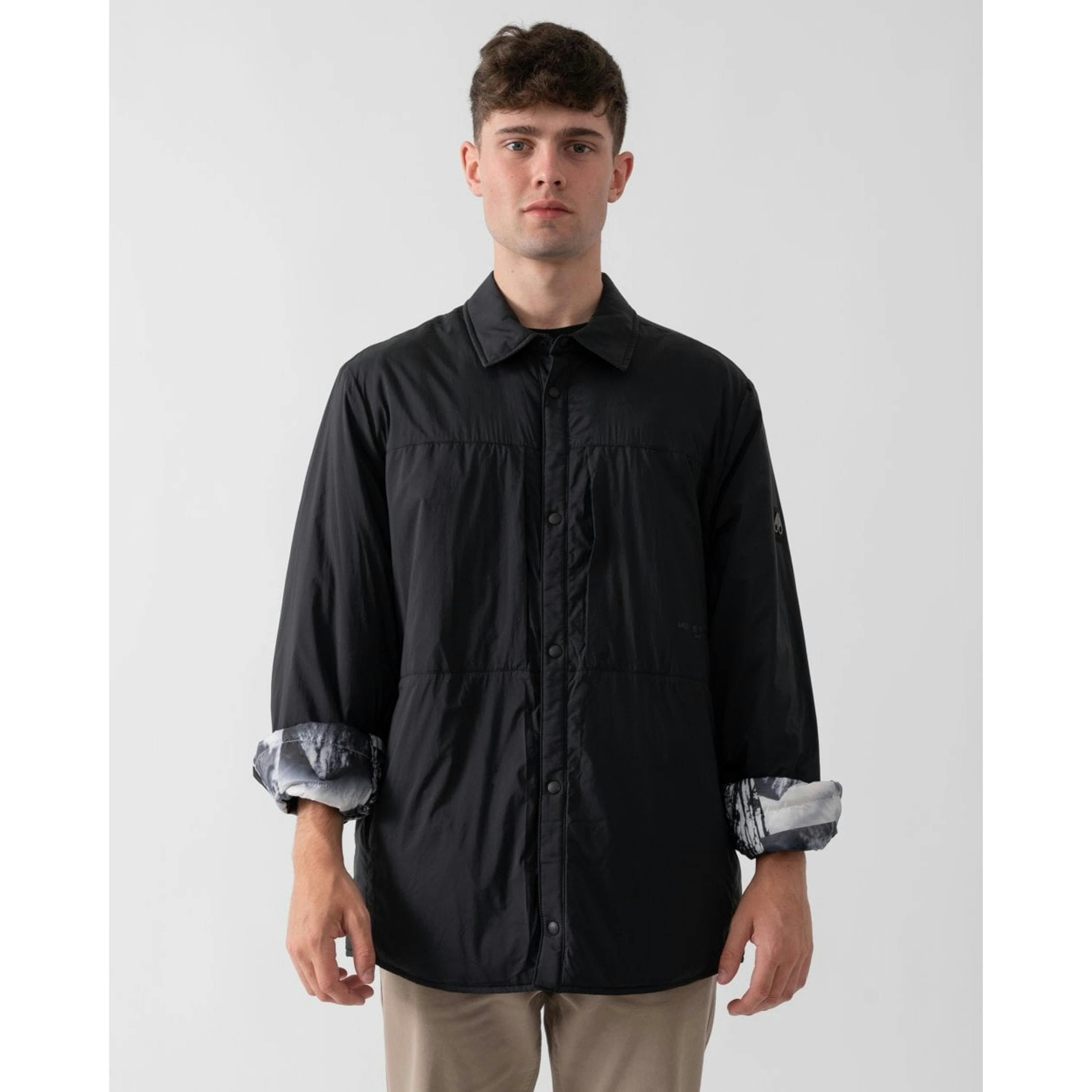 Moose Knuckles Puffer Jacket  in Black , view 5 of 6
