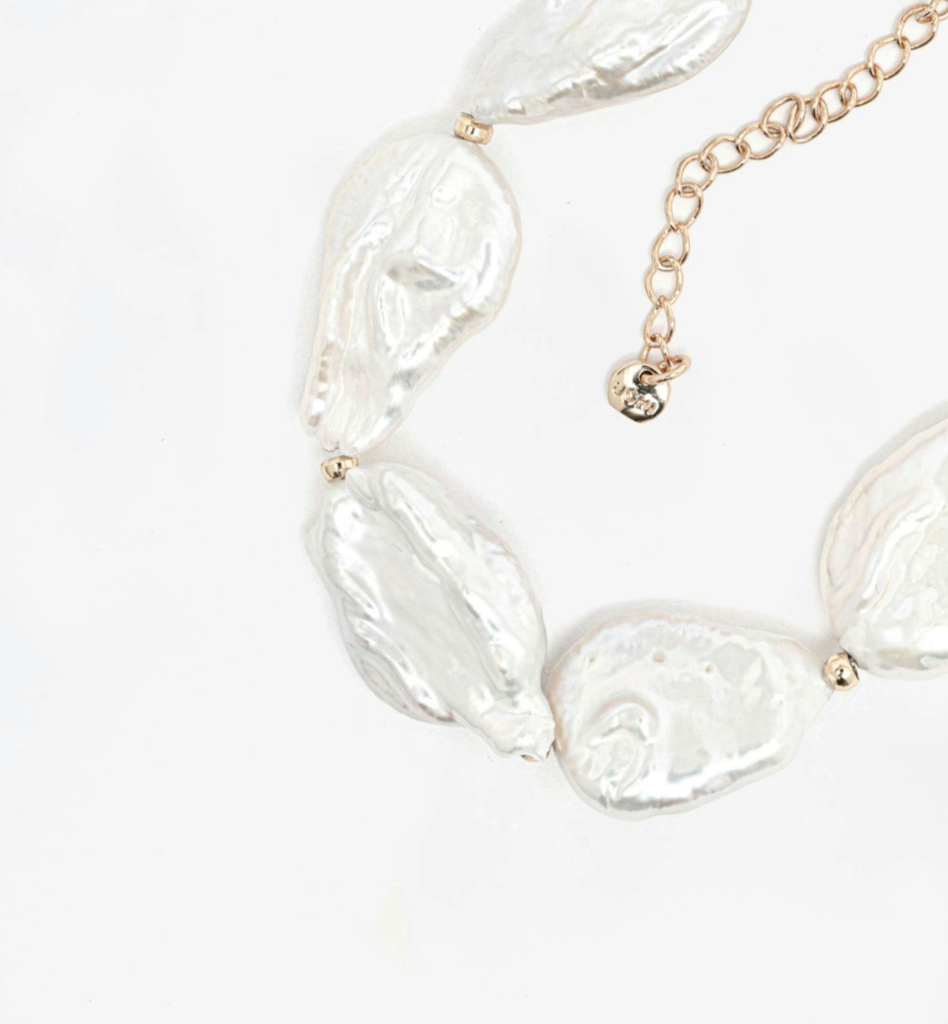 Shinju Gold Baroque Pearl Bracelet , view 3 of 5