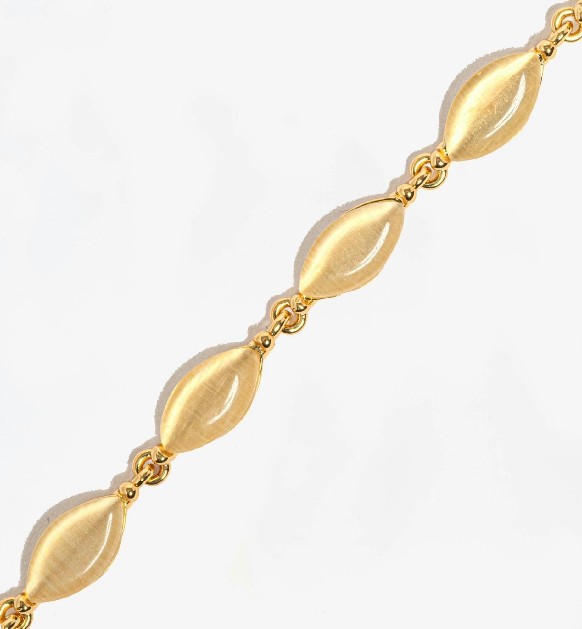 Nekomeishi Cream Cats Eye Necklace , view 3 of 5