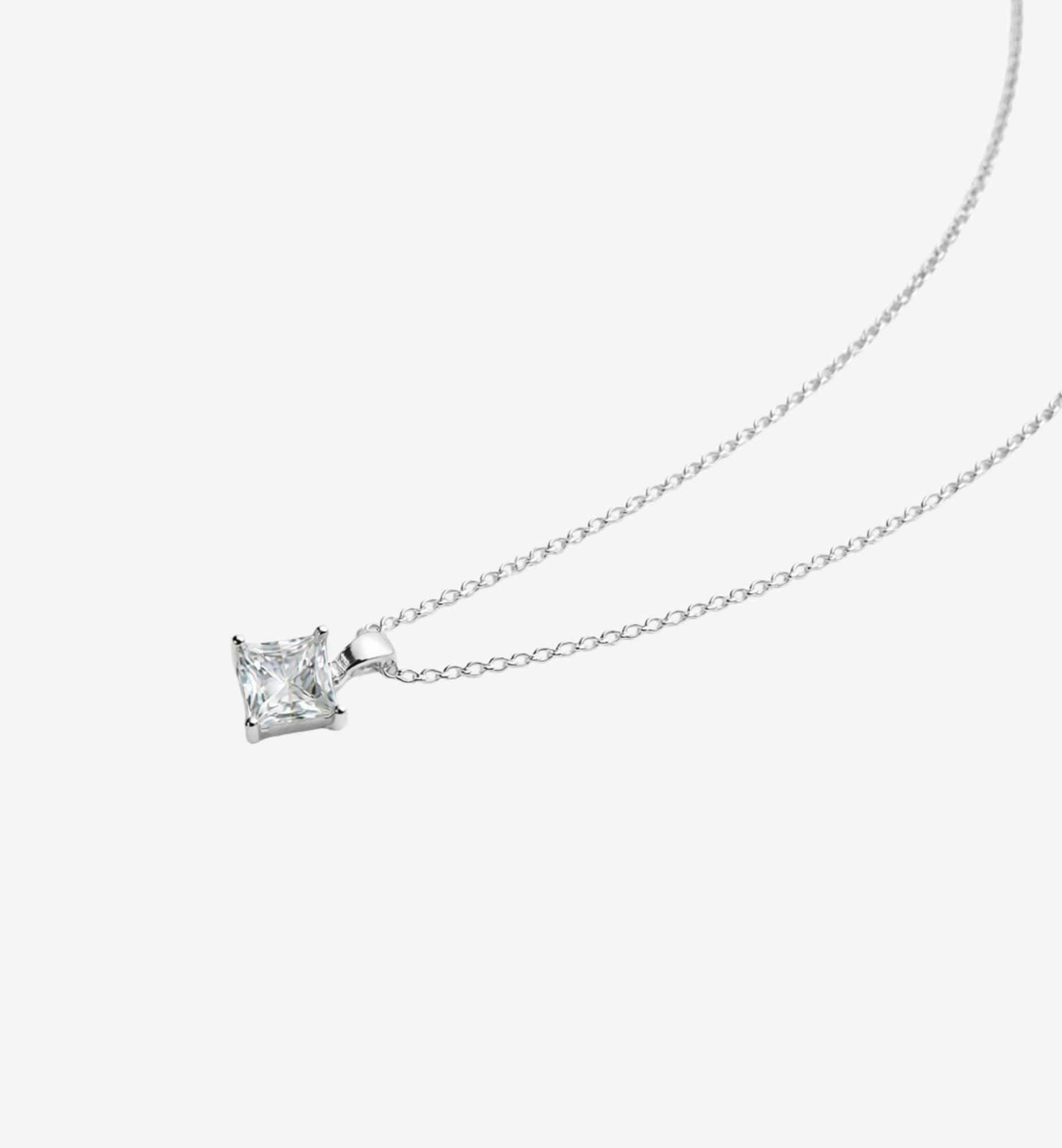 Shikaku Silver Stone Pendant Necklace , view 3 of 5