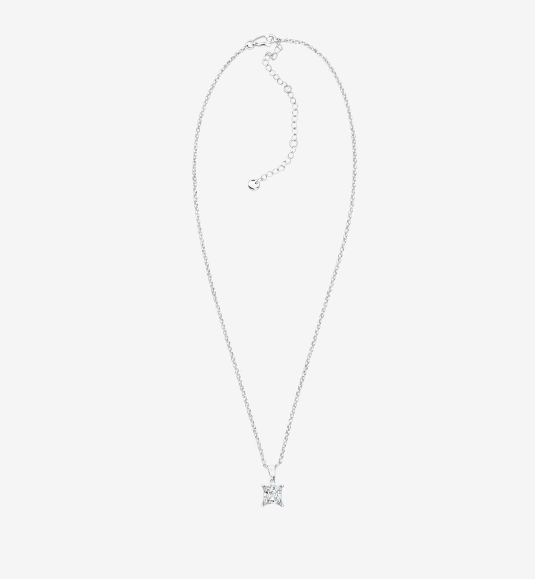 Shikaku Silver Stone Pendant Necklace , view 4 of 5