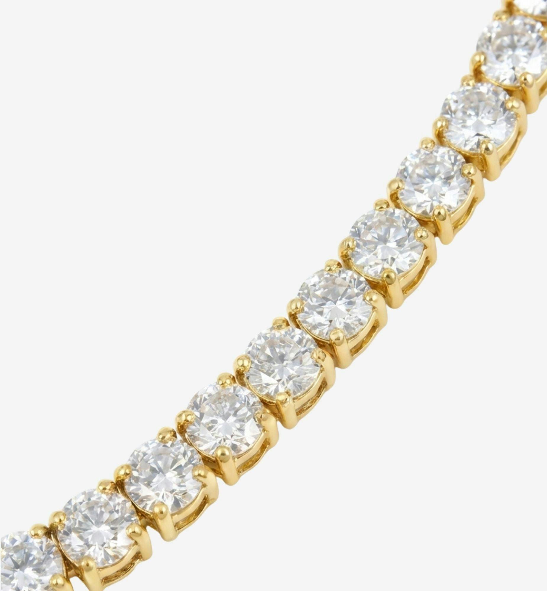 Shikaku Gold Stone Tennis Bracelet , view 3 of 5