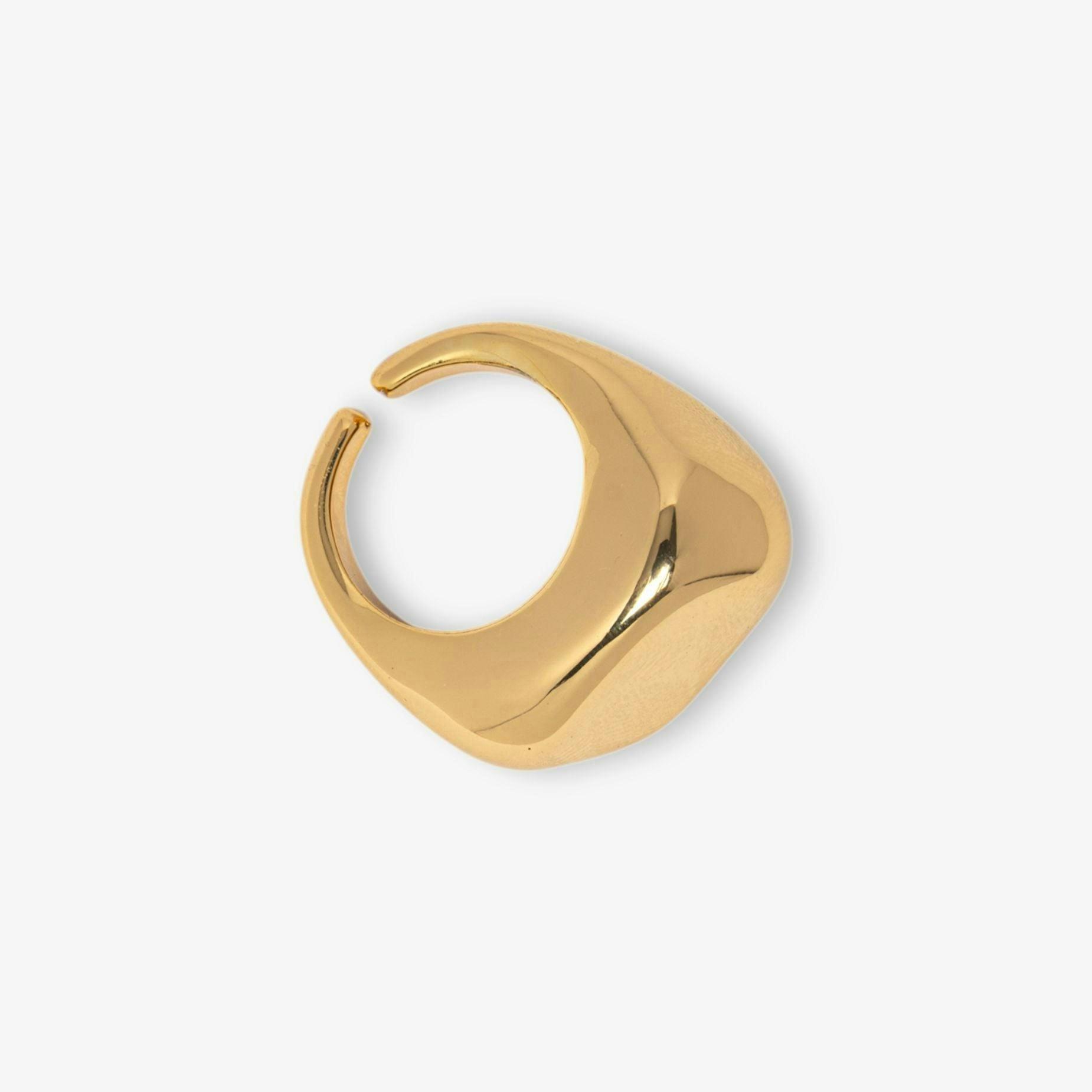 Nami Gold Hammered Ring , view 4 of 5