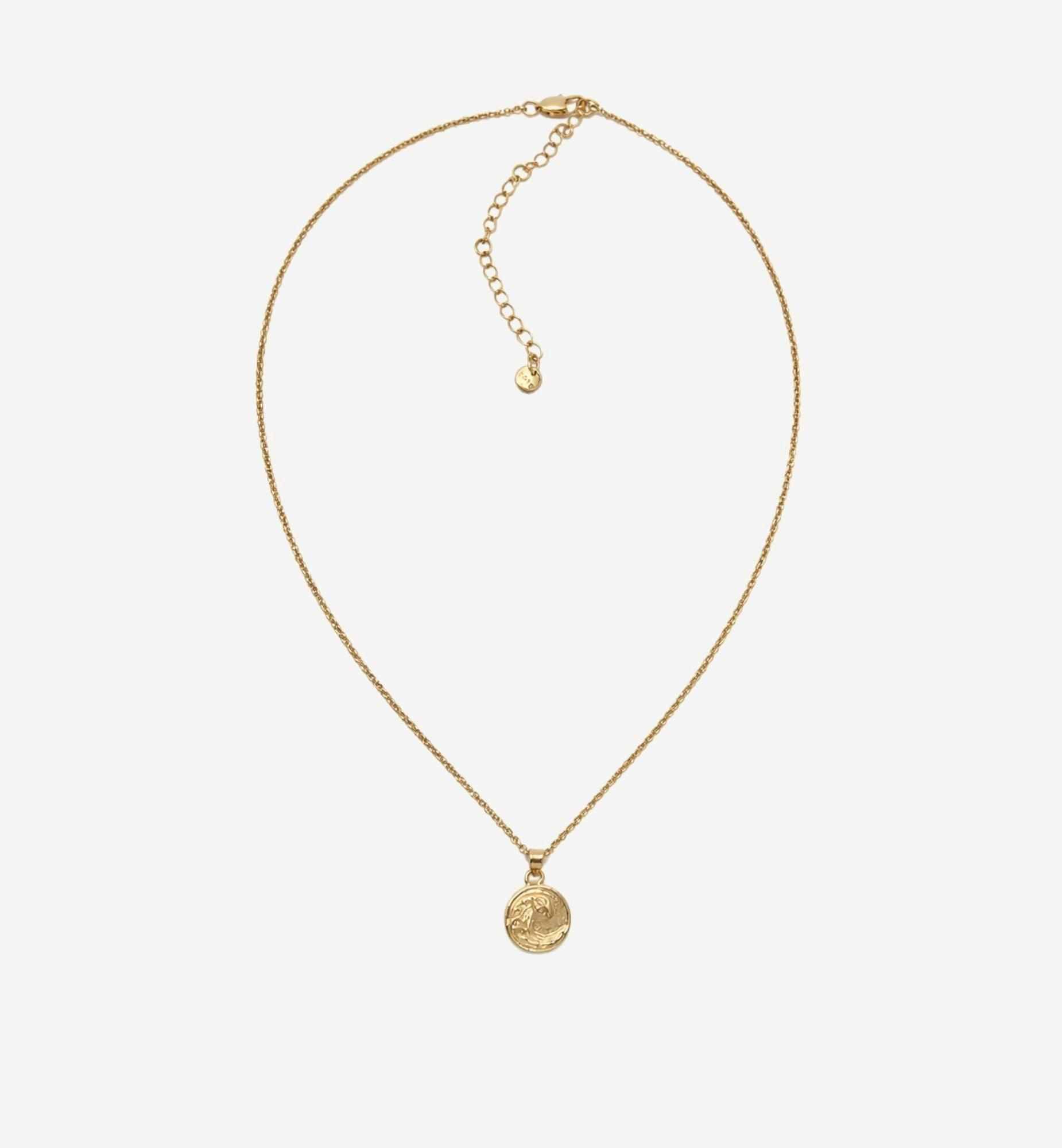 Nami Gold Wave Pendant , view 3 of 5