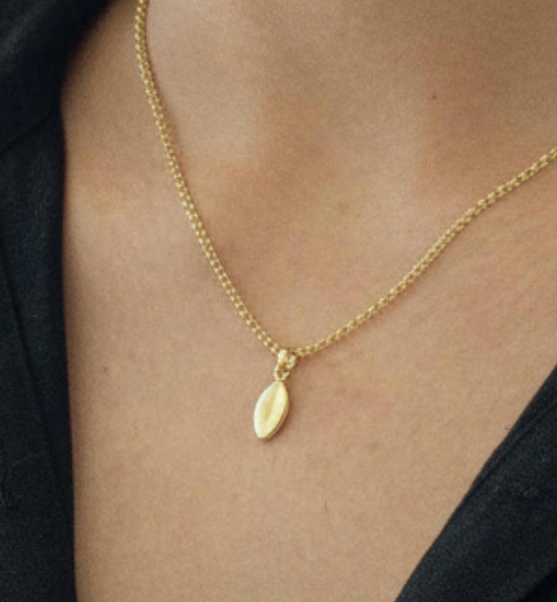 Nekomeishi Cream Cats Eye Pendant , view 4 of 5