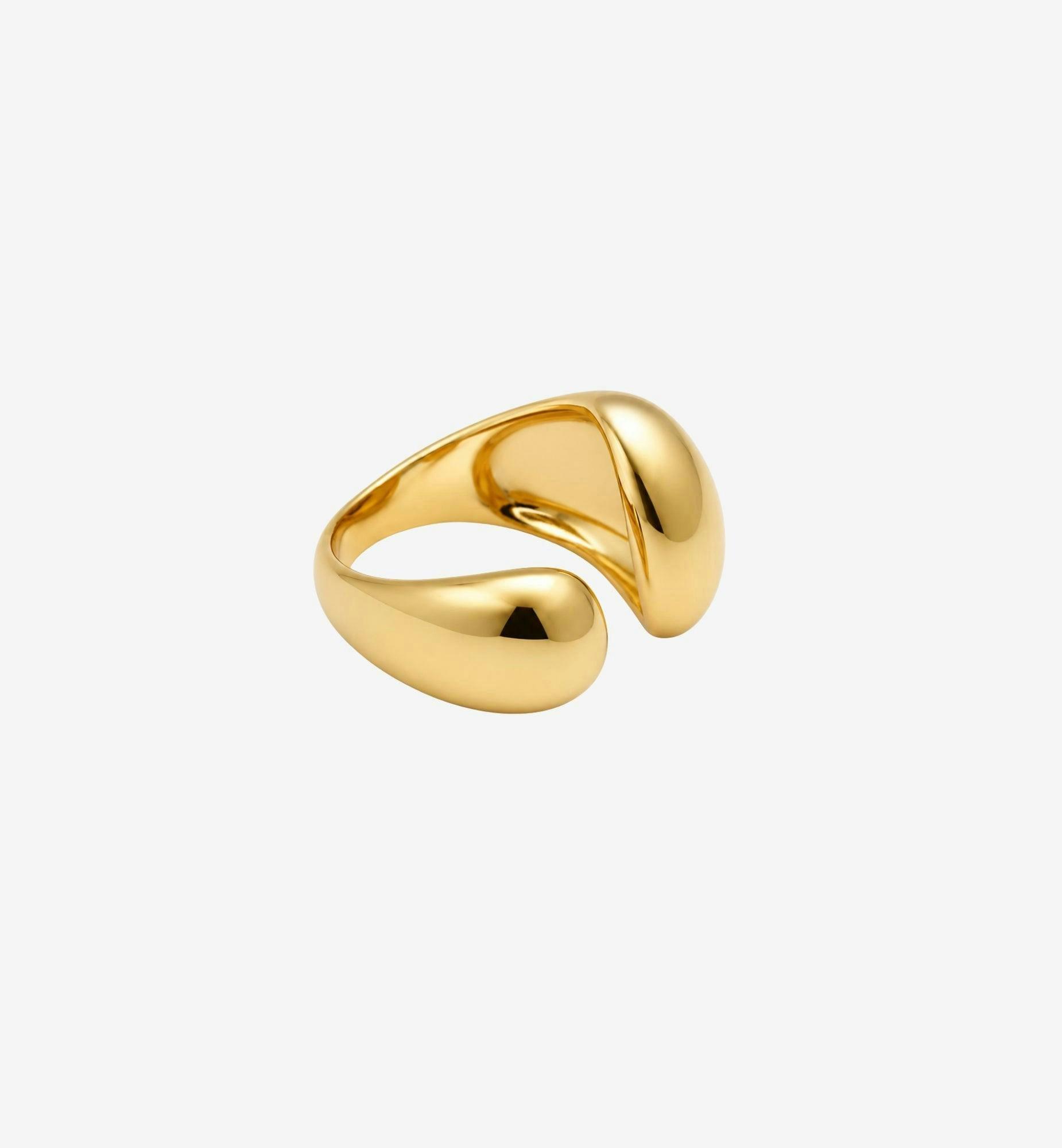 Kin Gold Statement Open Ring , view 3 of 6