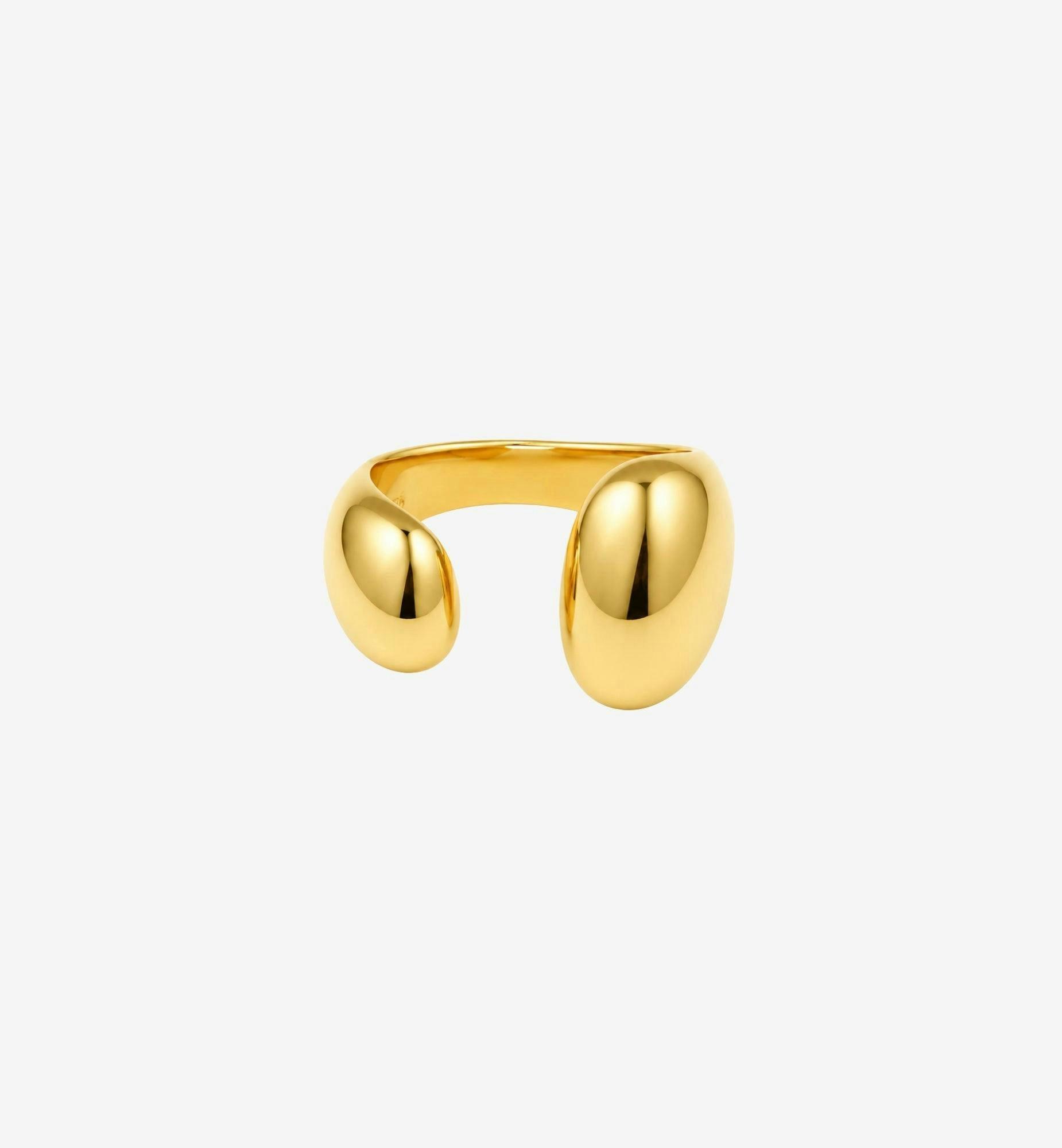 Kin Gold Statement Open Ring , view 5 of 6