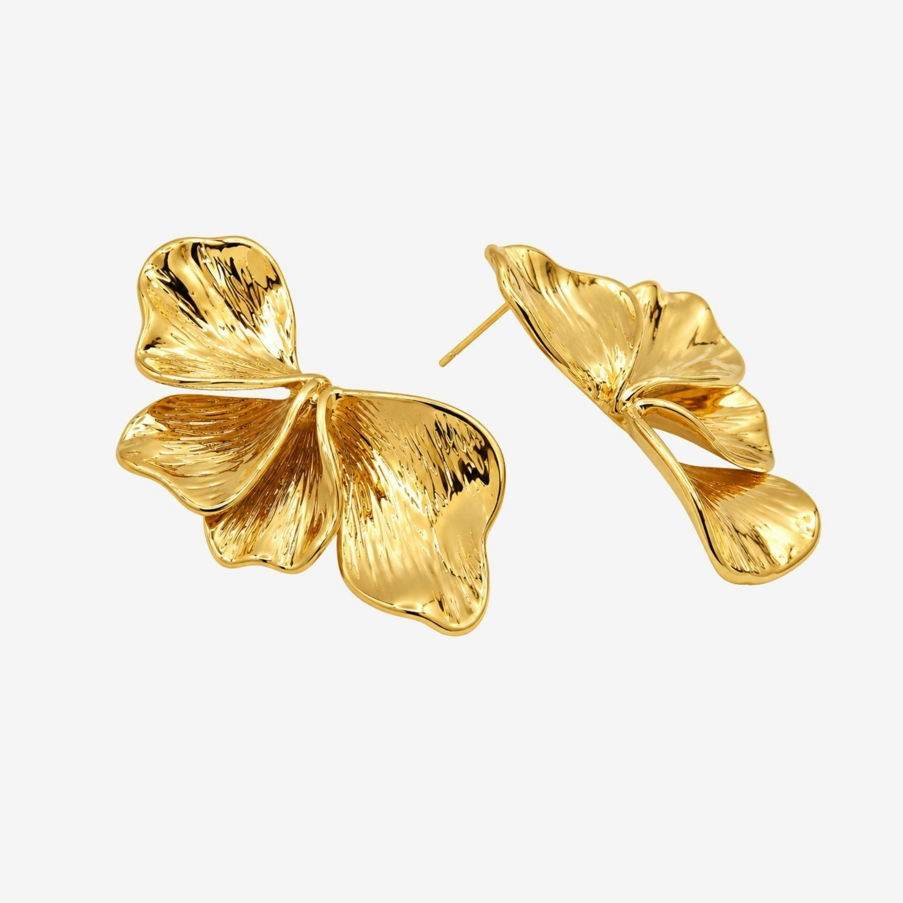 Kin Sculptural Statement Earrings , view 3 of 4
