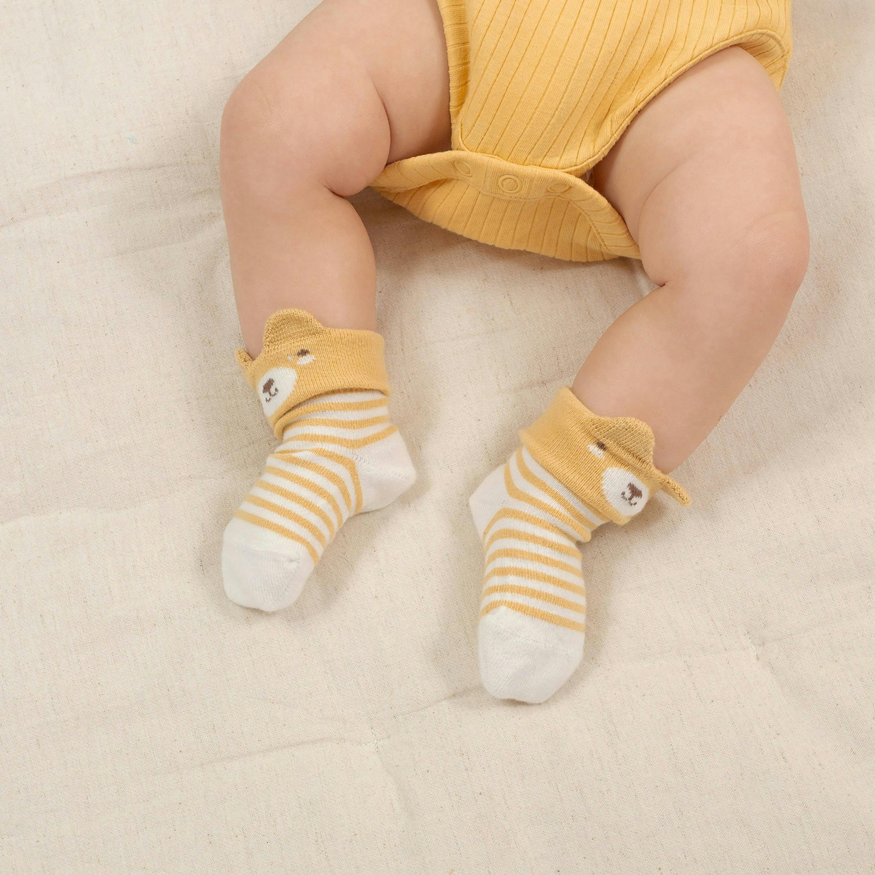 Baby Organic Little Ted Socks , view 2 of 4