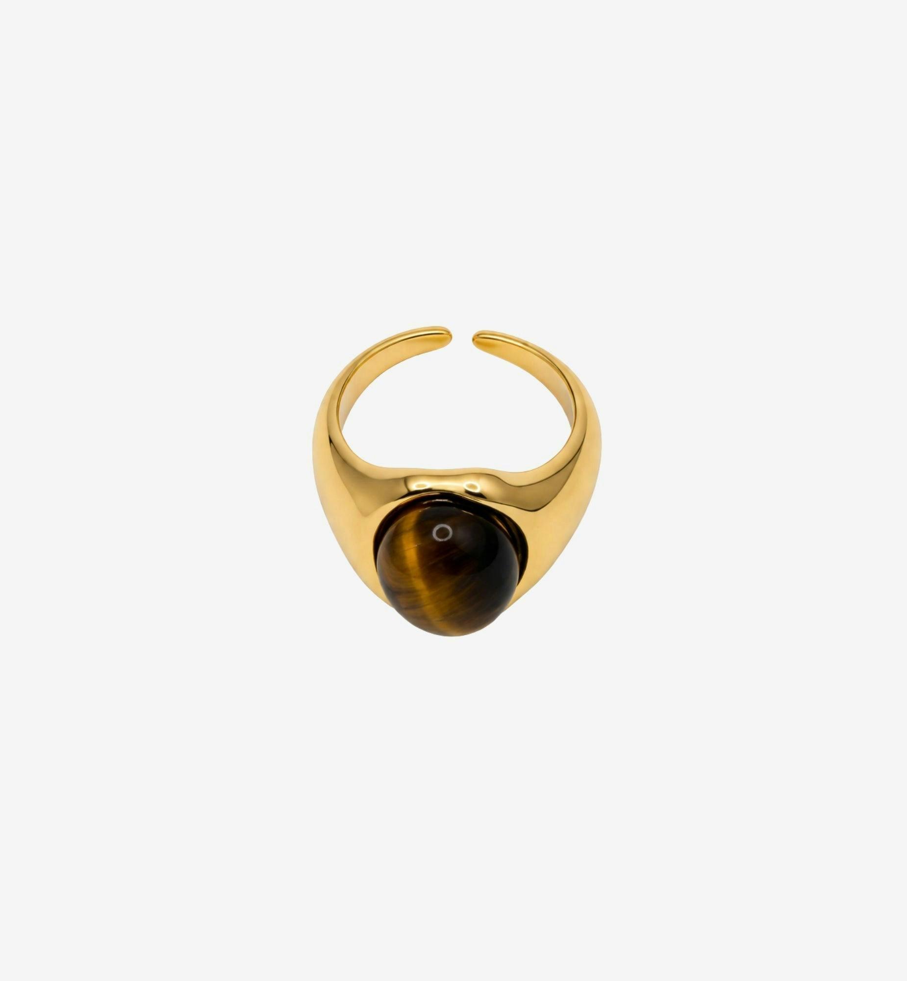 Nekomeishi Tigers Eye Ring , view 3 of 5